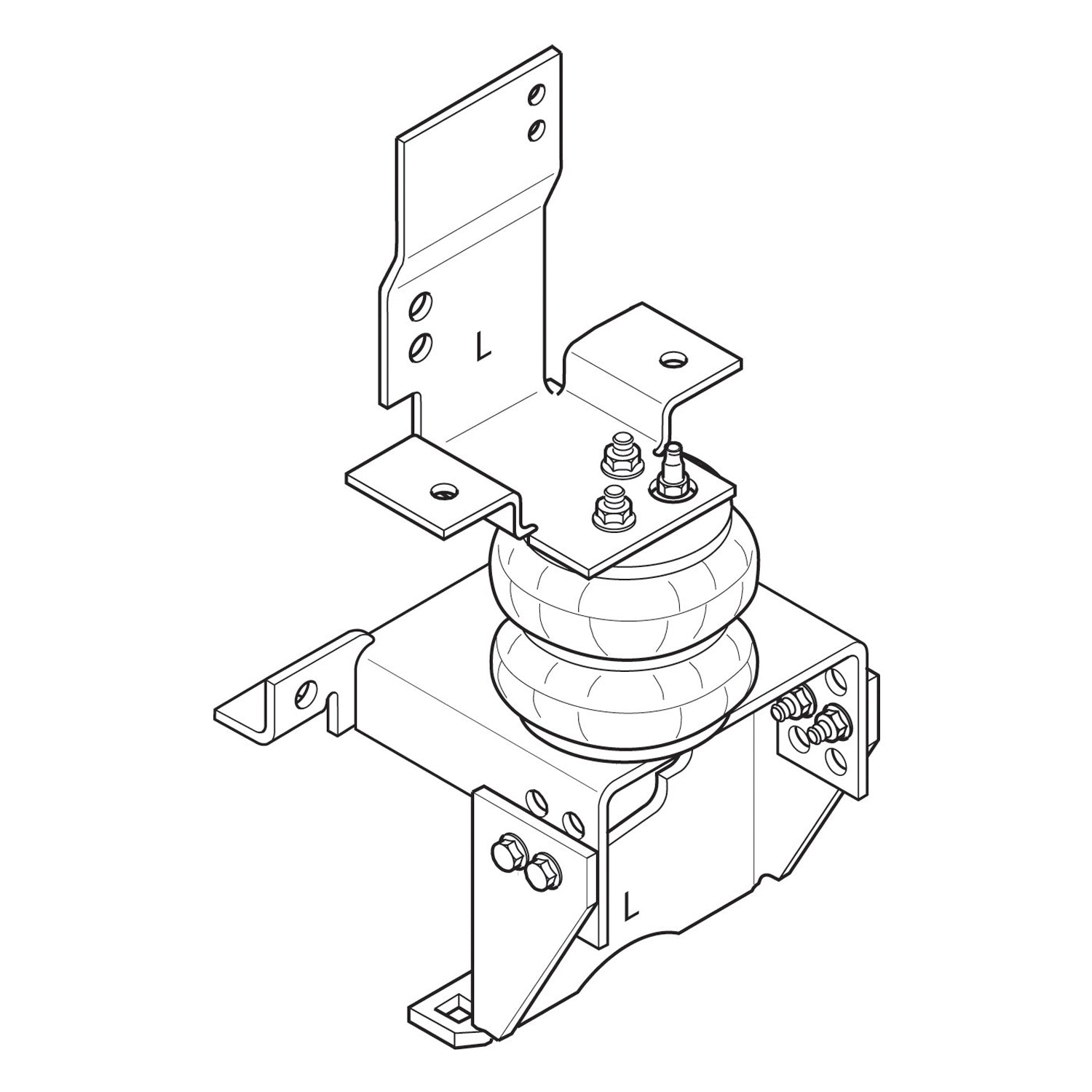 Firestone Ride-Rite 2220 Ride-Rite Air Helper Spring Kit Fits Ram 2500 Ram 3500