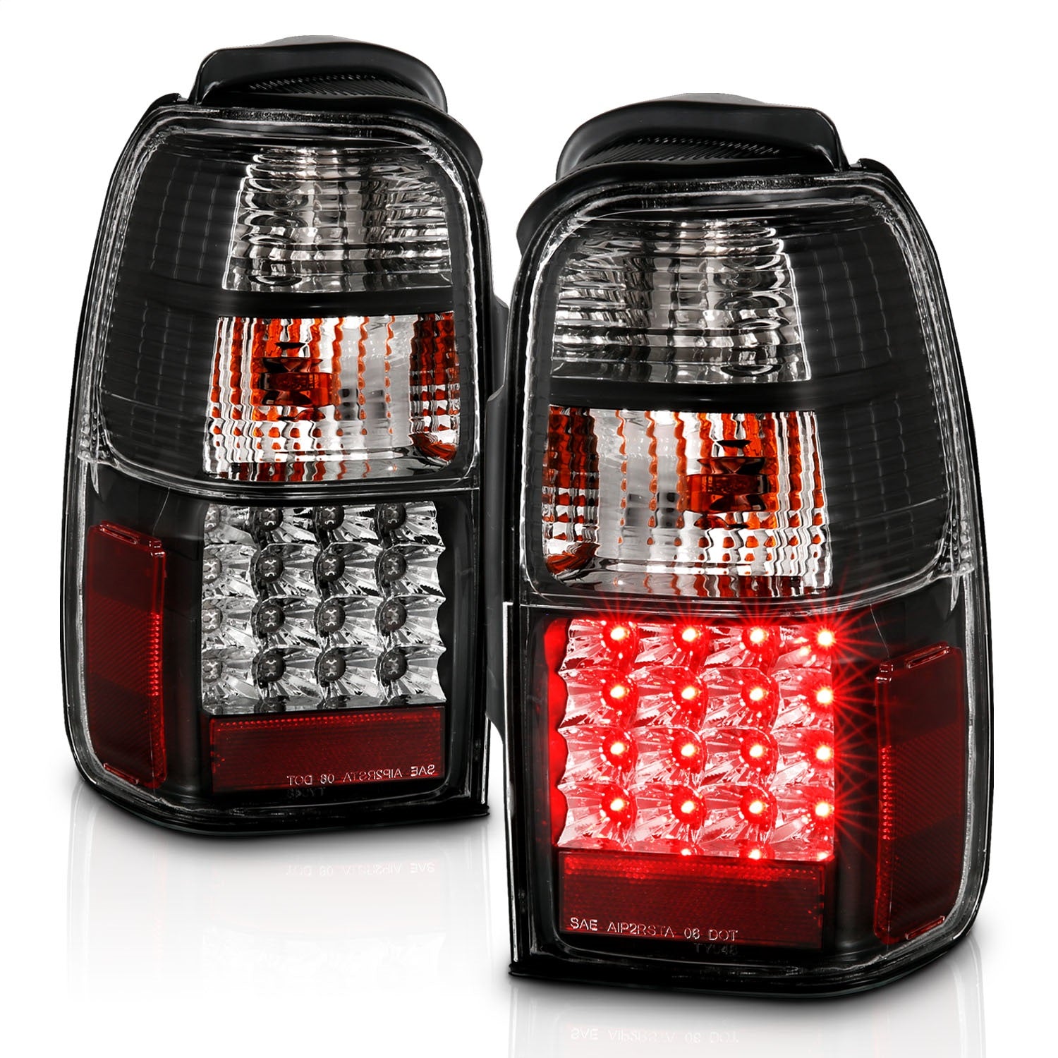 Anzo USA 311099 LED Tail Light Assembly Fits 01-02 4Runner