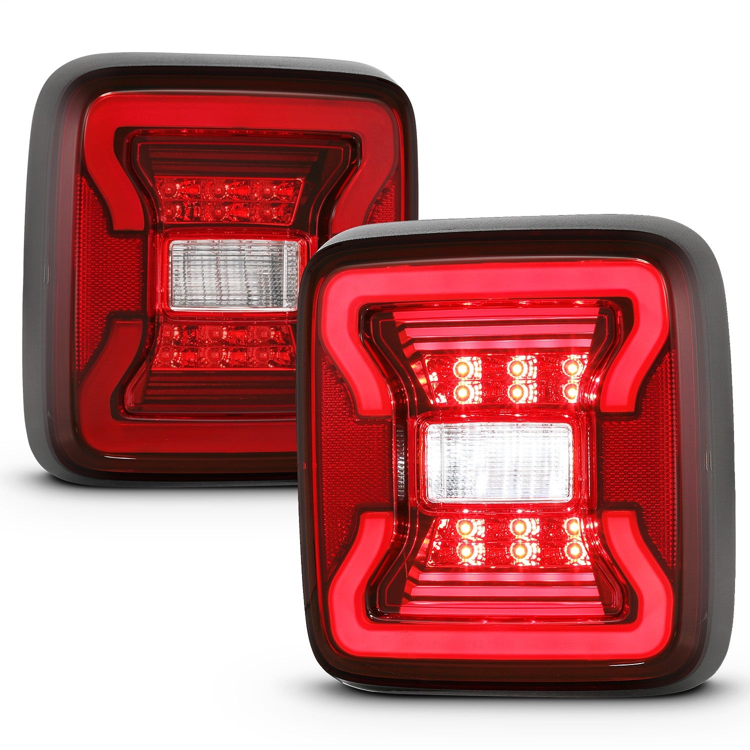 Anzo USA 311295 Tail Light Assembly Fits 18-23 Wrangler (JL)