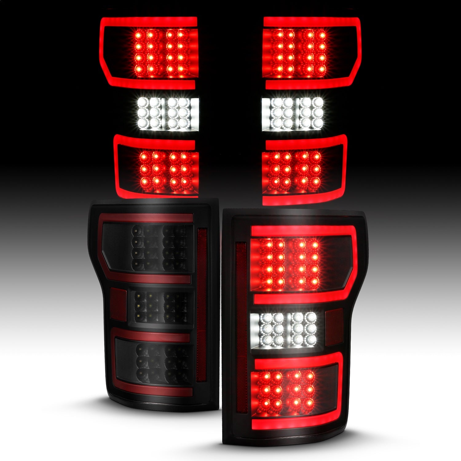 Anzo USA 311314 LED Tail Light Assembly Fits 18-20 F-150