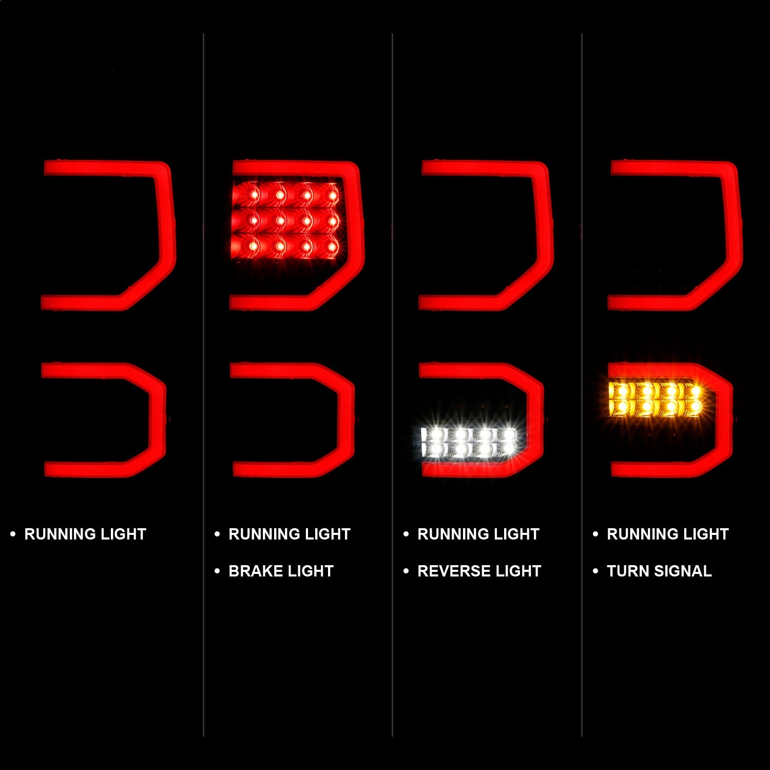 Anzo USA 311337 LED Tail Light Assembly Fits 07-13 Tundra