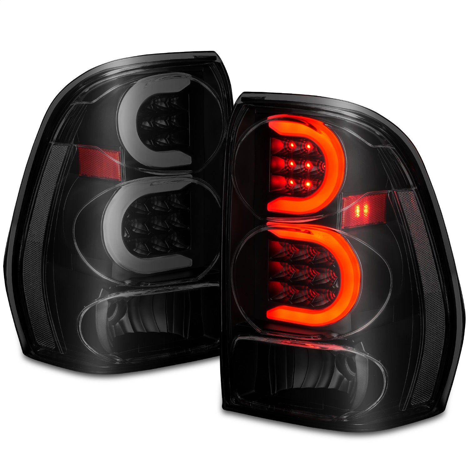 Anzo USA 311372 LED Tail Light Assembly Fits 02-09 Trailblazer