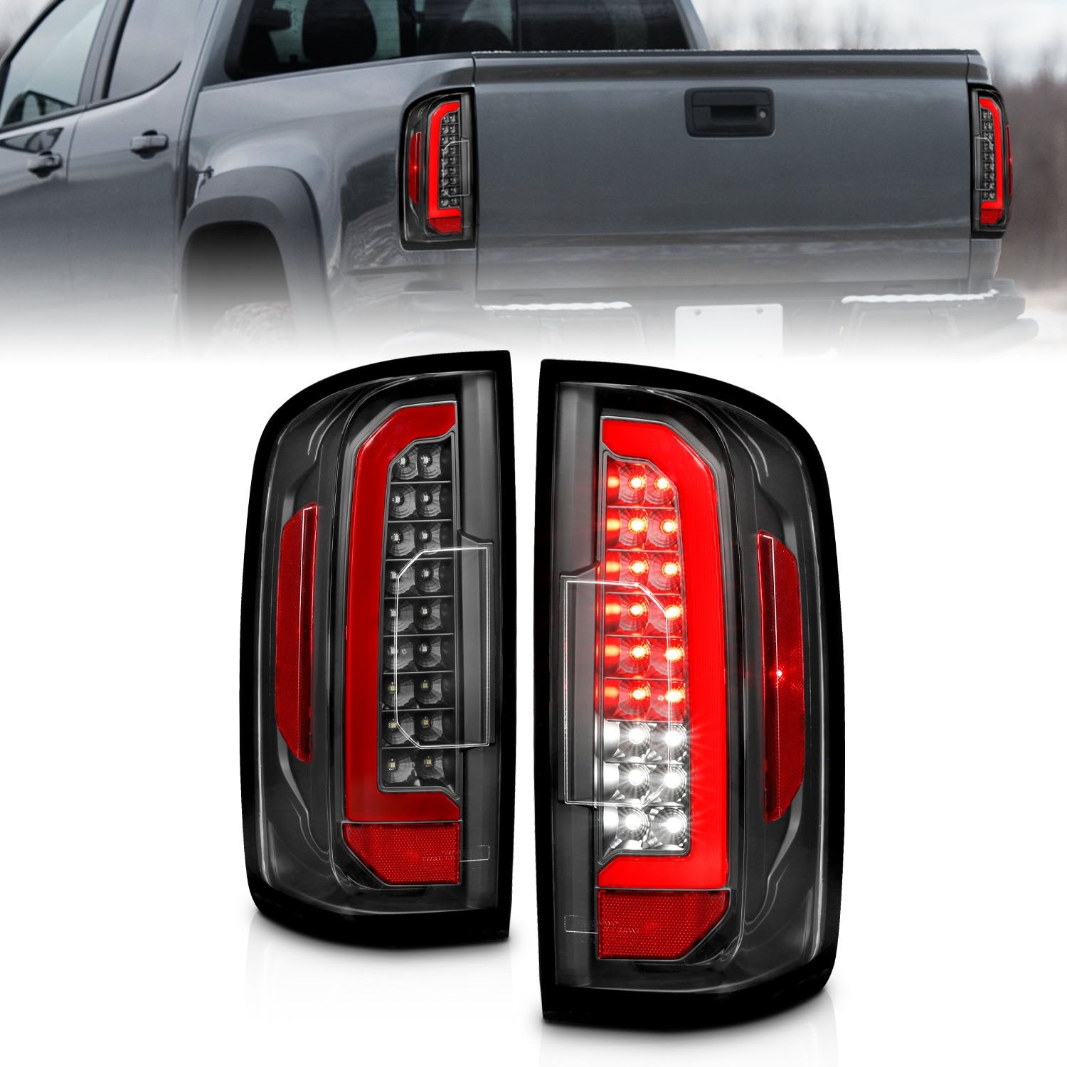 Anzo USA 311432 LED Tail Light Assembly Fits 15-22 Colorado