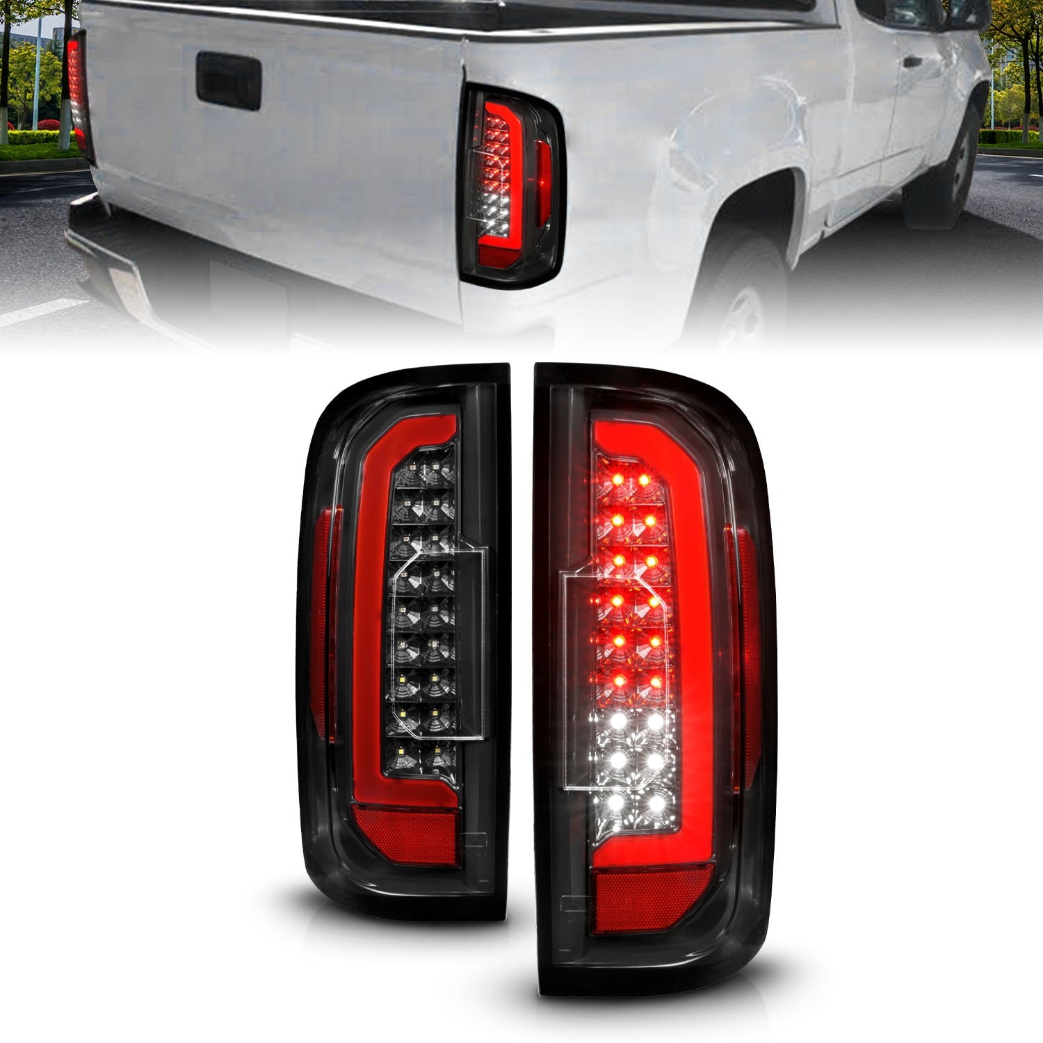 Anzo USA 311434 LED Tail Light Assembly Fits 15-22 Canyon