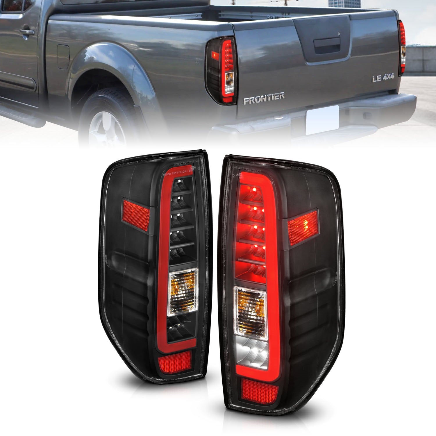 Anzo USA 311443 LED Tail Light Assembly Fits 05-21 Equator Frontier
