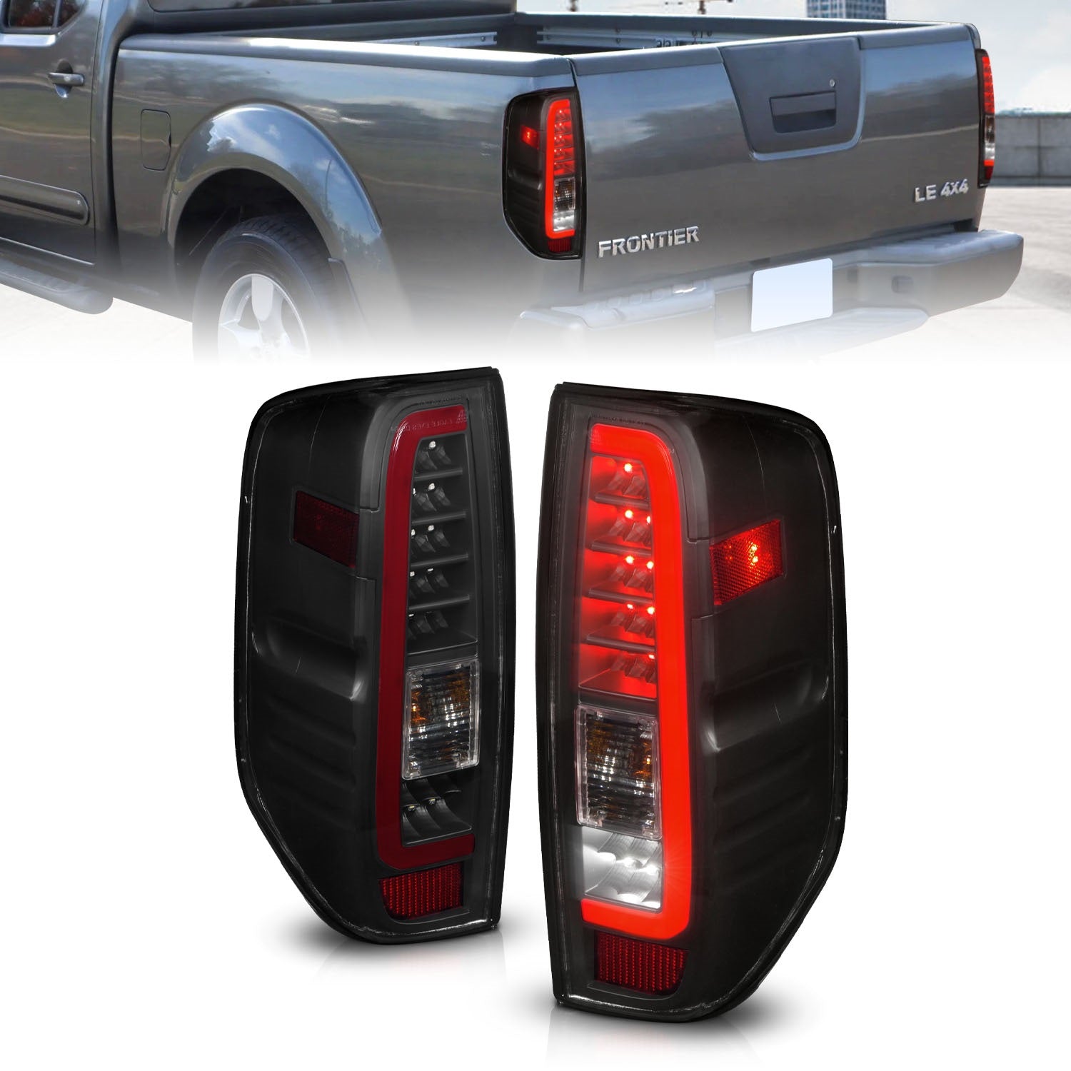 Anzo USA 311444 LED Tail Light Assembly Fits 05-21 Equator Frontier