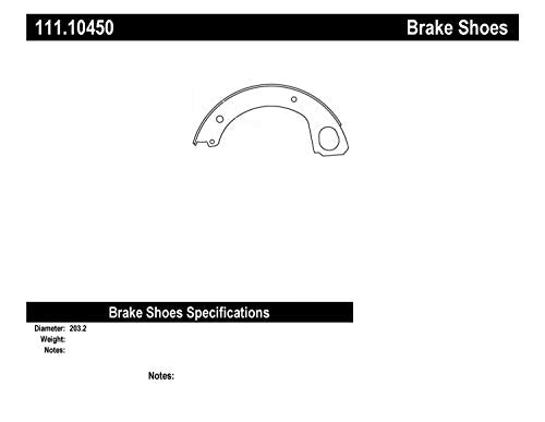 Centric Parts Parking Brake Shoe  111.10450
