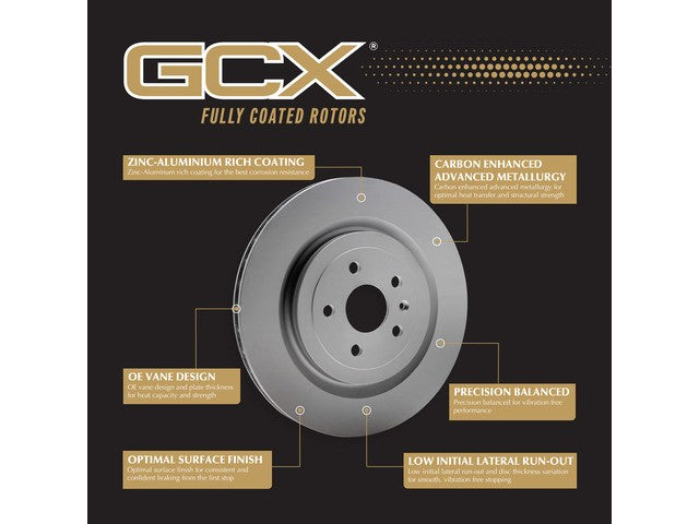 Centric Parts Disc Brake Rotor and Hub Assembly  320.65128F