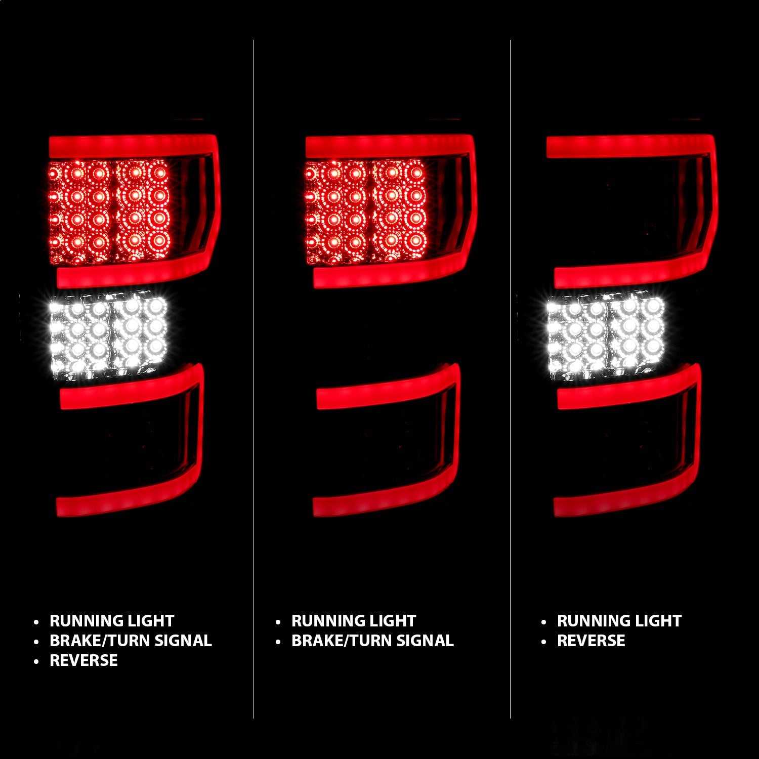 Anzo USA 321340 Tail Light Assembly Fits 18-20 F-150