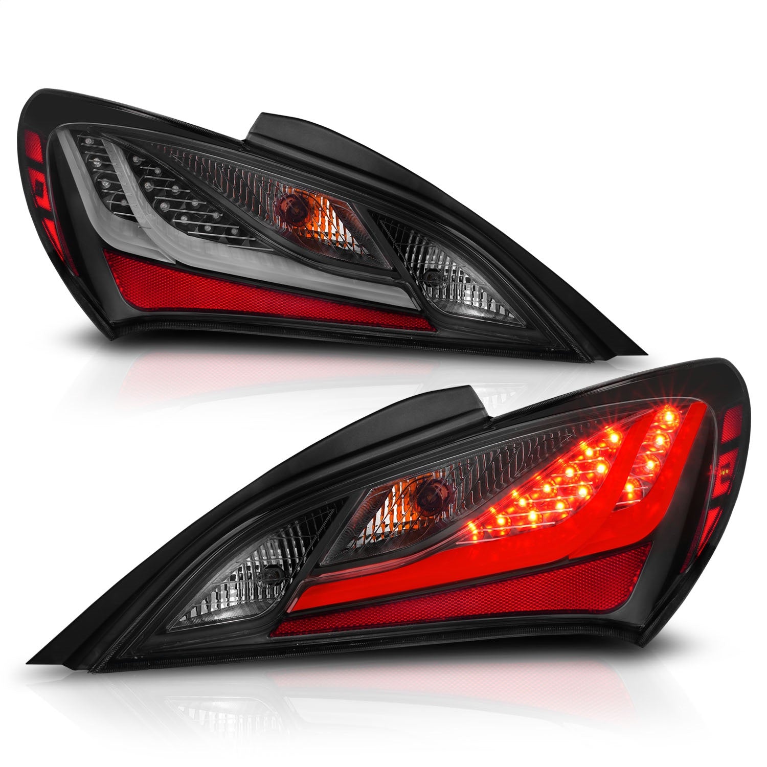 Anzo USA 321347 LED Tail Light Assembly Fits 10-16 Genesis Coupe
