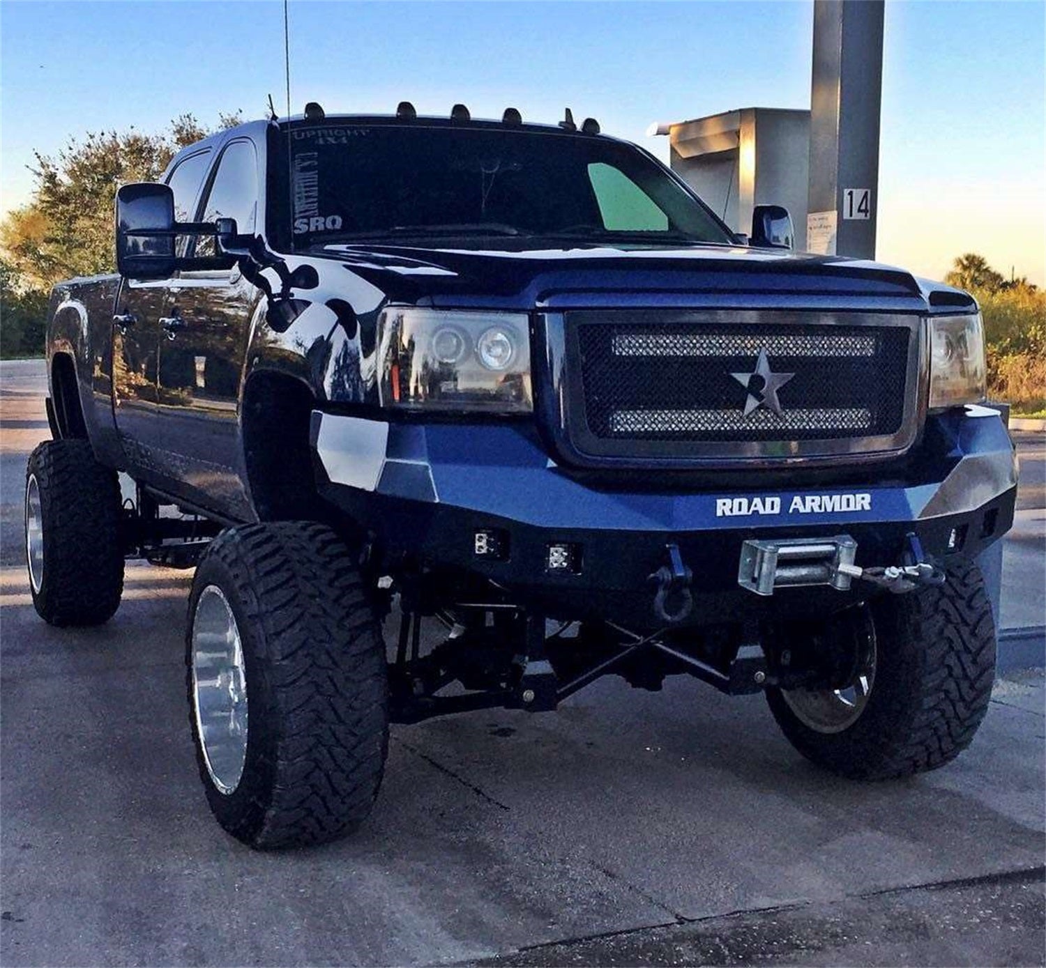 Road Armor 382R0B Stealth Winch Front Bumper
