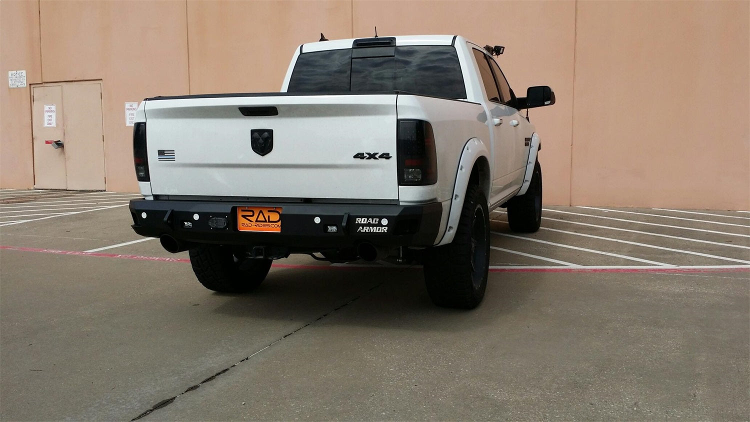 Road Armor 413RRB Stealth Winch Rear Bumper Fits 09-18 1500 Ram 1500