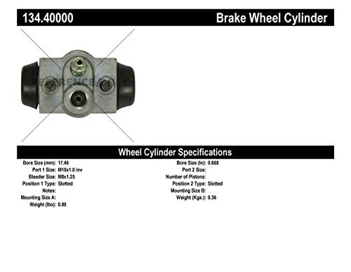 Centric Parts Drum Brake Wheel Cylinder  134.40000