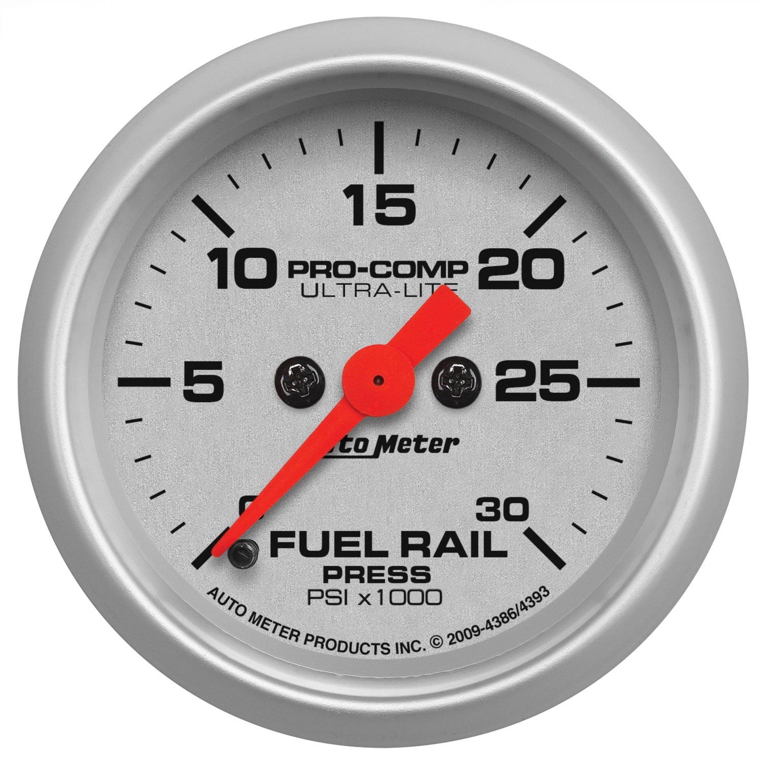 AutoMeter 4386 Ultra-Lite Fuel Rail Pressure Gauge