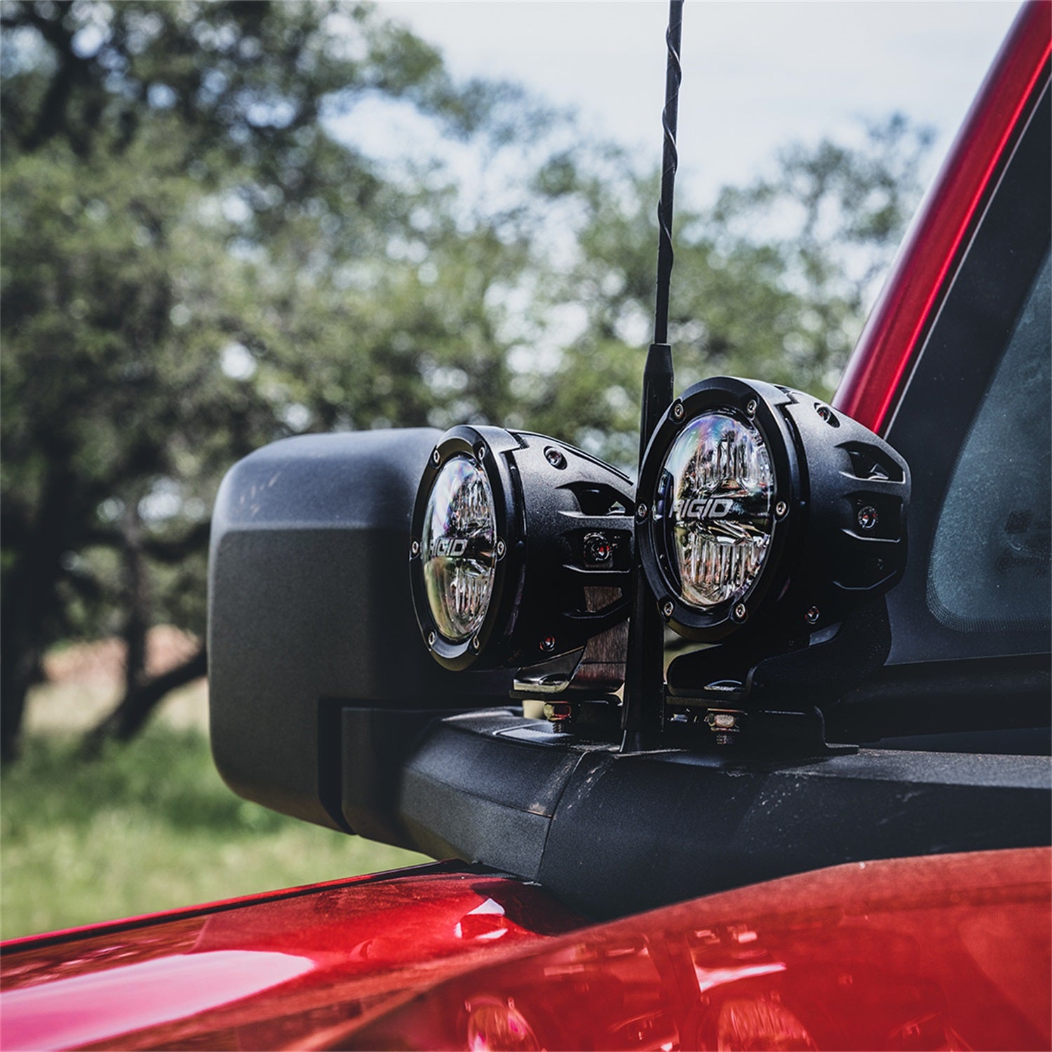 Rigid Industries 46721 Dual Pod A-Pillar Mount Kit Fits 21-26 Bronco
