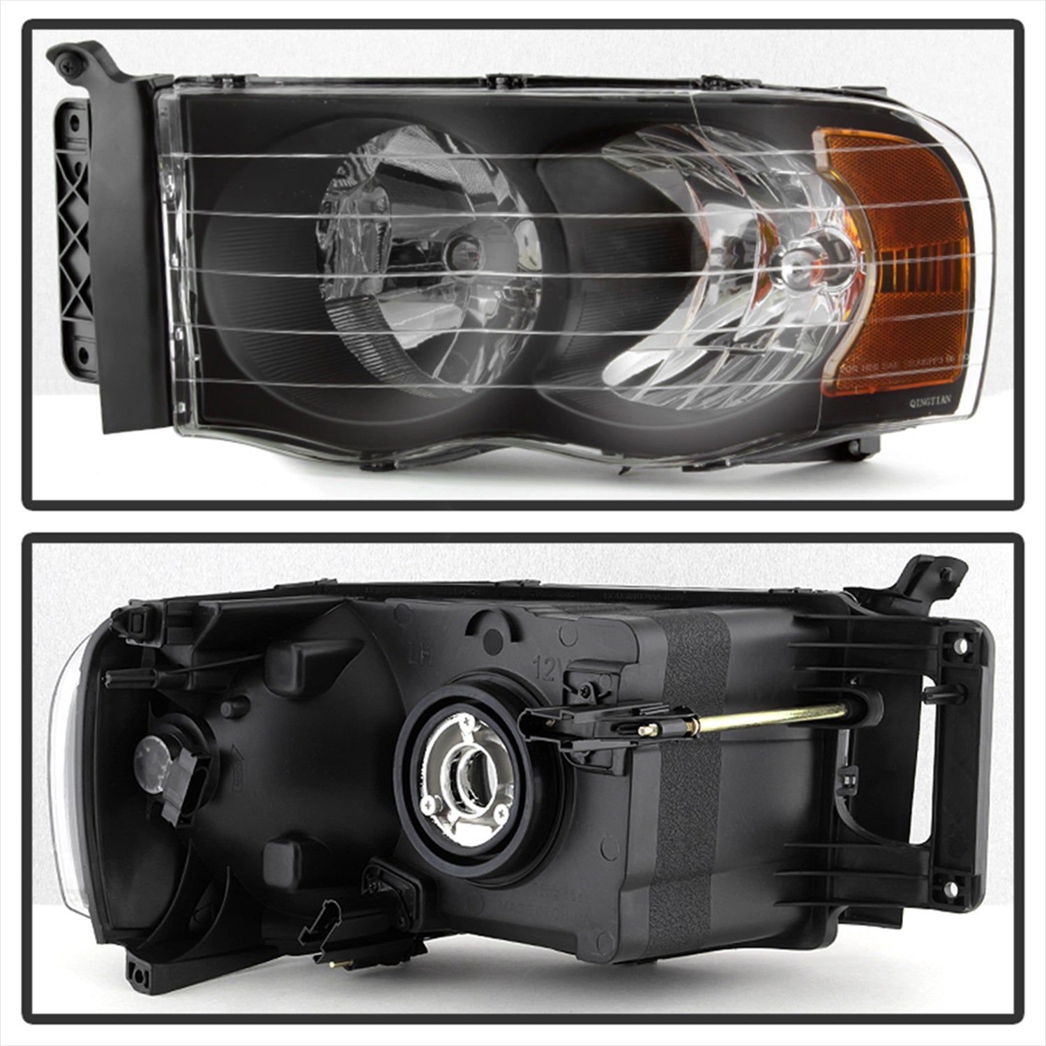 Spyder Auto 5014313 XTune Crystal Headlights Fits Ram 1500 Ram 2500 Ram 3500