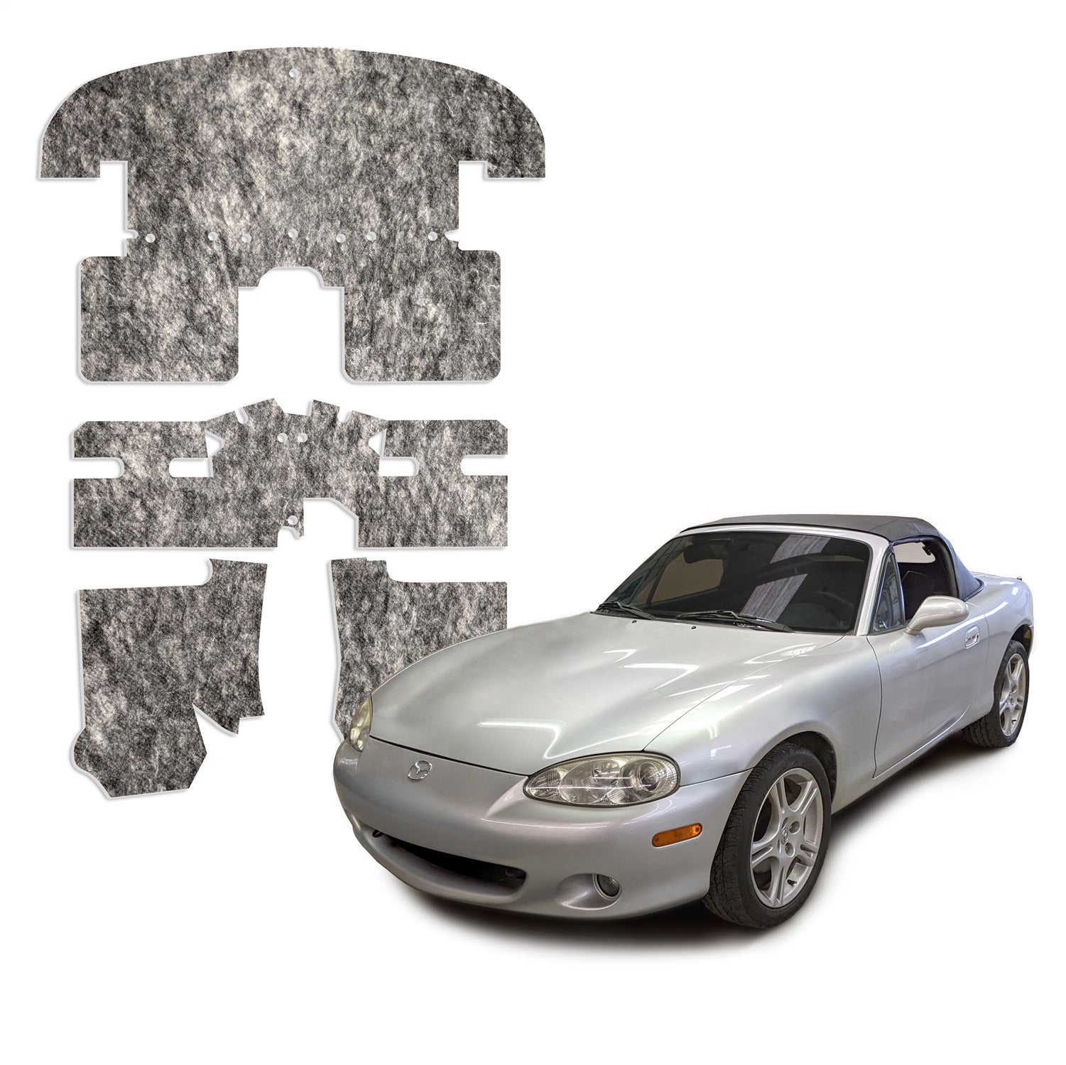Design Engineering 50295 Floor Insulation Kit Fits 90-05 Miata