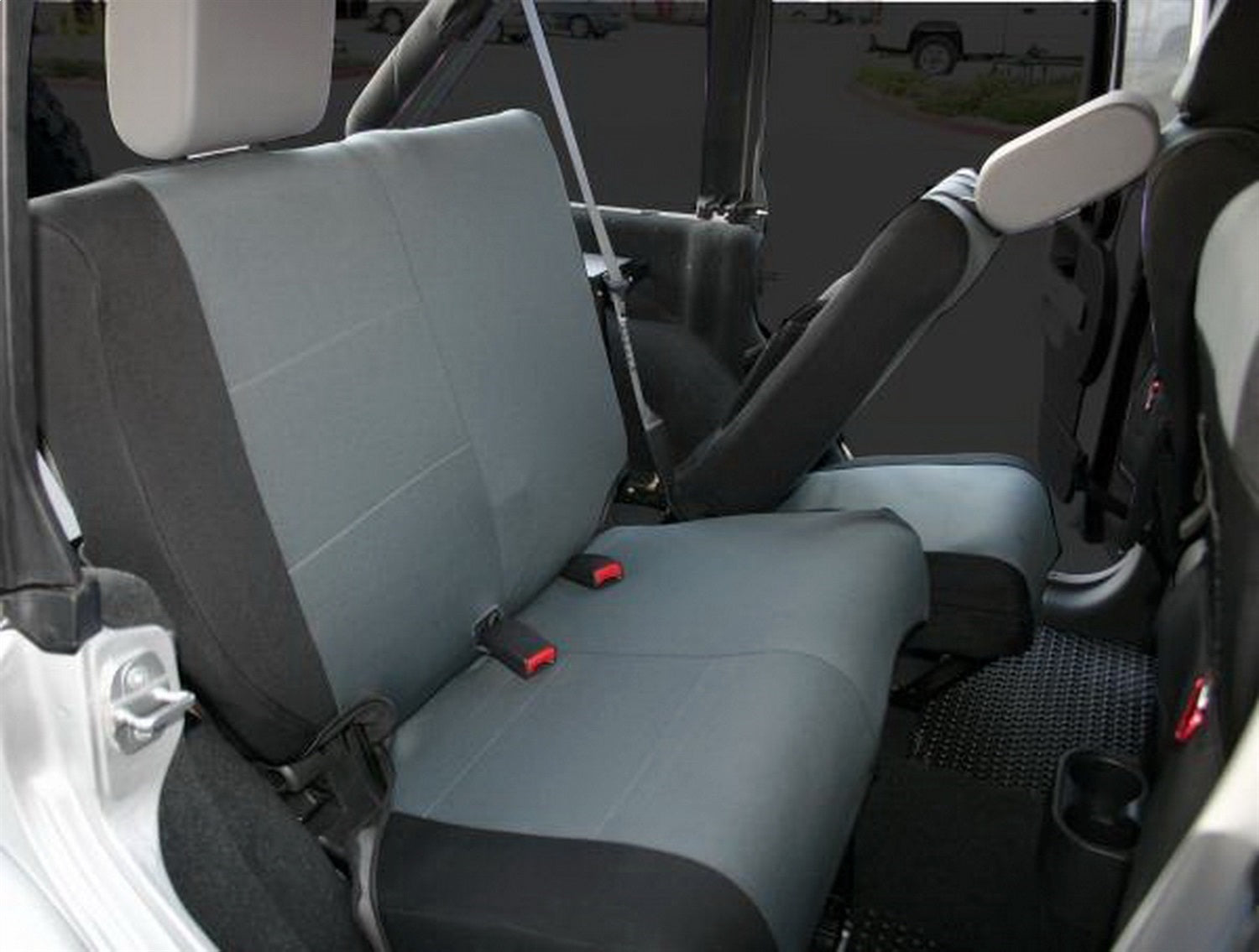 Rampage 5057821 Custom Fit Polycanvas Seat Cover Fits 07-18 Wrangler (JK)