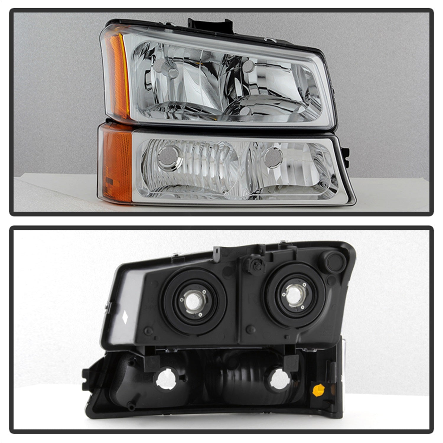Spyder Auto 5064912 XTune Crystal Headlights/Bumper Lights