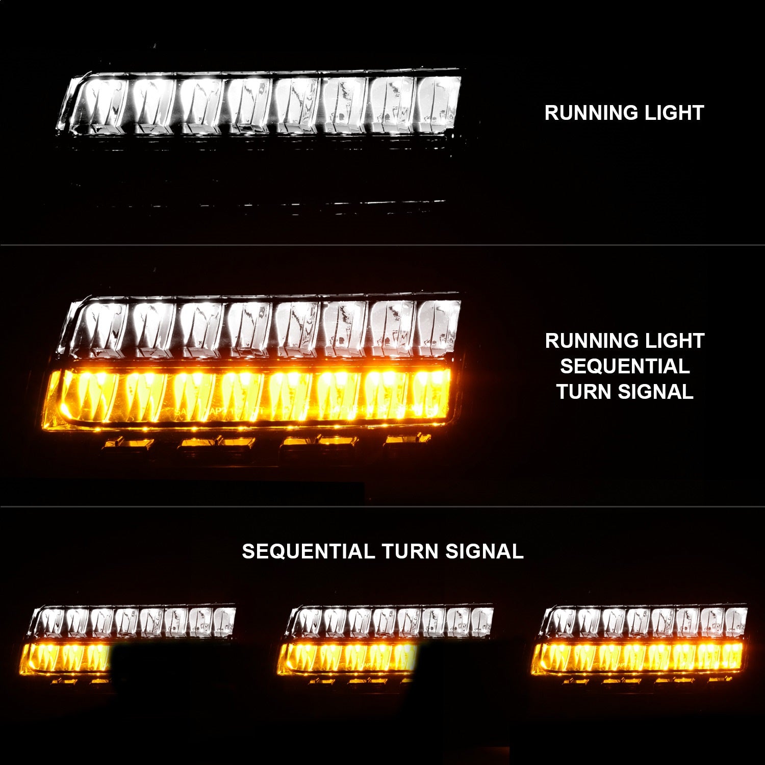 Anzo USA 511085 Side Marker Light Assembly Fits 18-25 Gladiator Wrangler (JL)