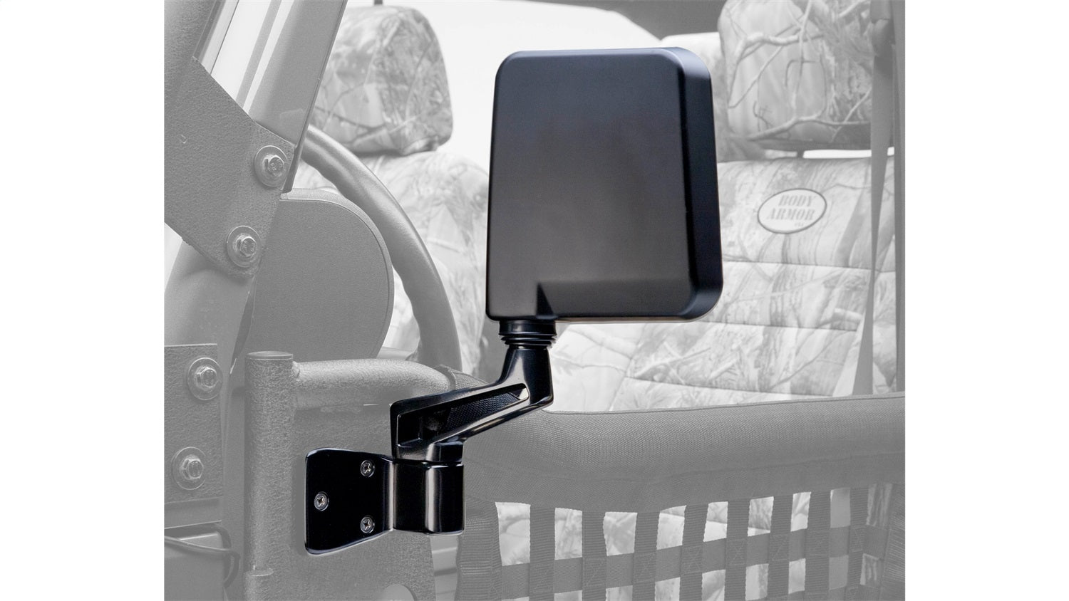 Body Armor 5126 Door Mirror Kit Fits 97-10 Wrangler (JK) Wrangler (TJ)