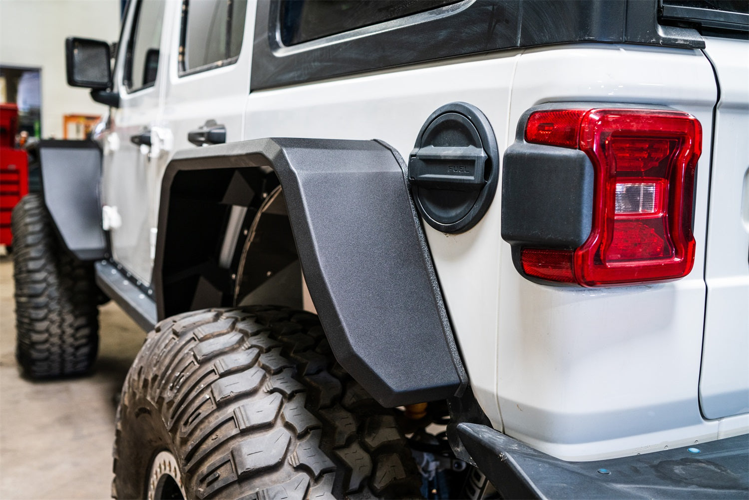 Road Armor 518AFRWB Stealth Fender Flare Body Armor Fits Wrangler Wrangler (JL)