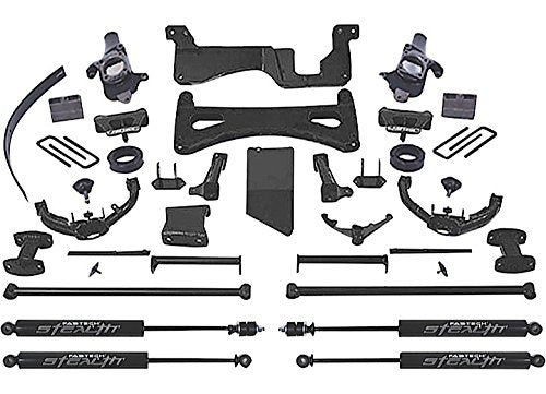 Fabtech FTS21012BK 8-Inch Suspension Lift Component Box 2 for 2001 GMC K2500/3500 Heavy Duty Trucks