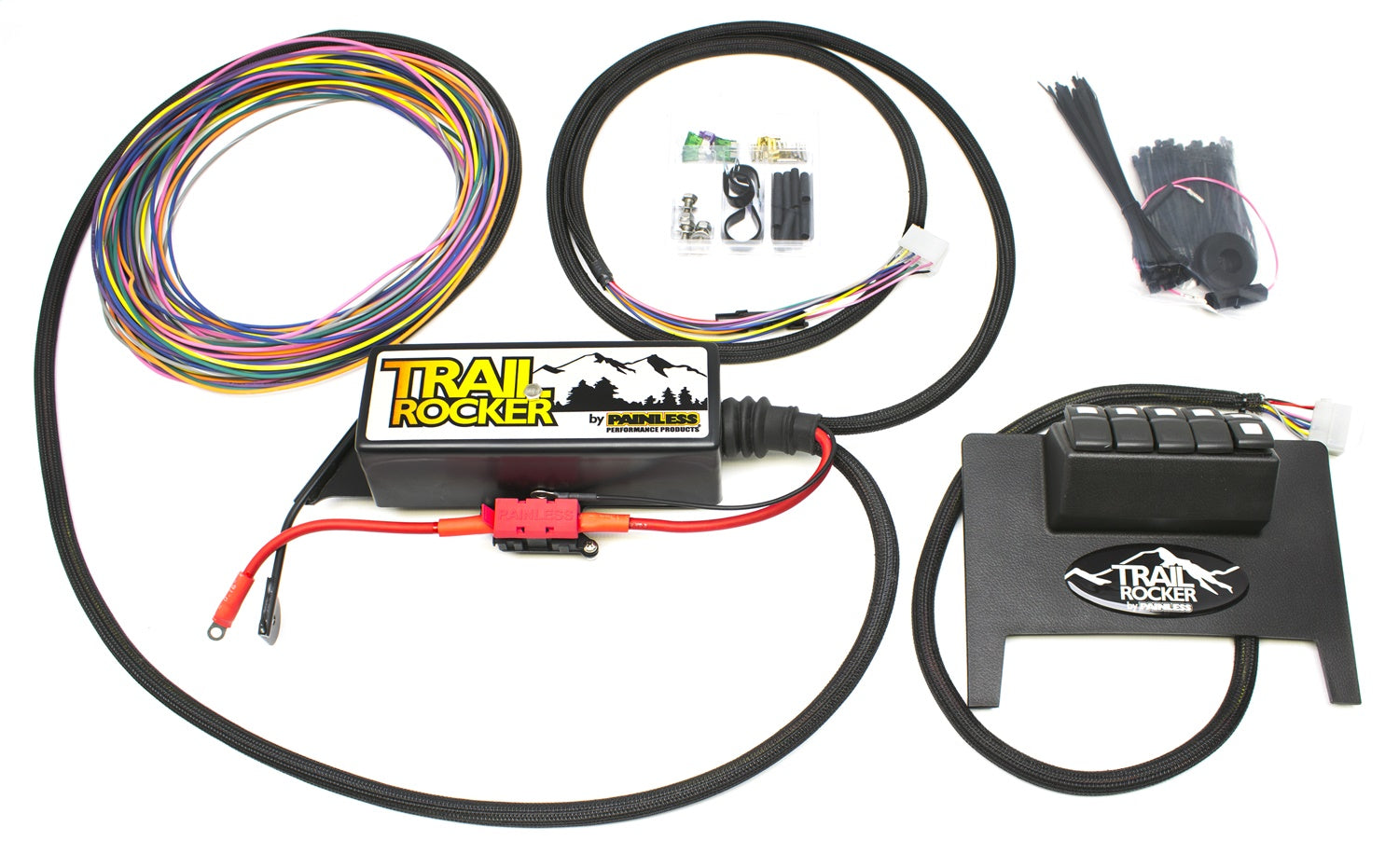 Painless Wiring 57000 8-Switch Fused Panel Fits Wrangler (JK) Wrangler (JL)