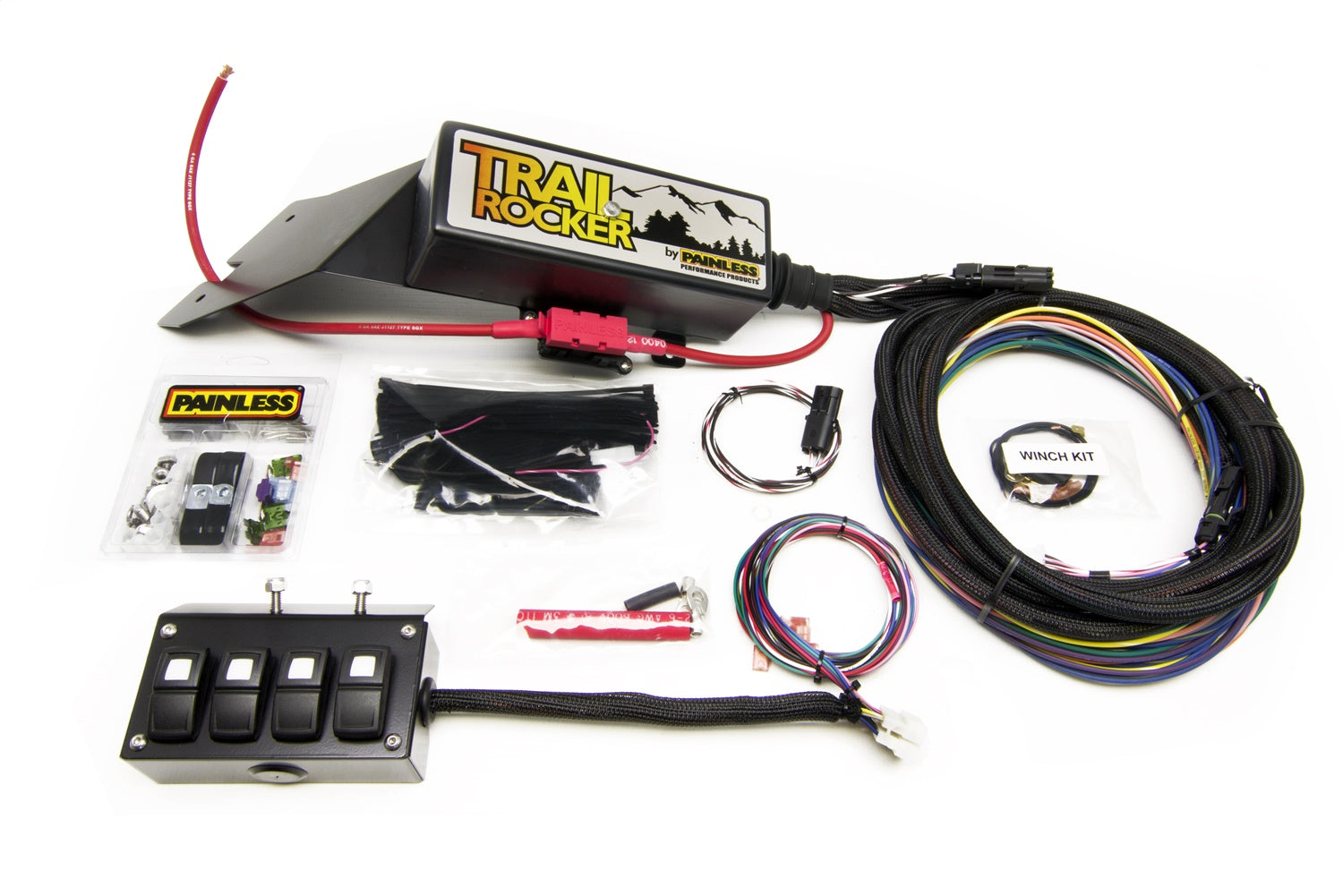 Painless Wiring 57021 Trail Rocker System Kit Fits 76-86 CJ5 CJ7 Scrambler