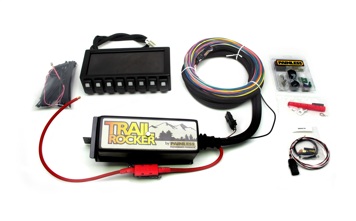 Painless Wiring 57040 Trail Rocker System Kit Fits 97-06 Wrangler (TJ)