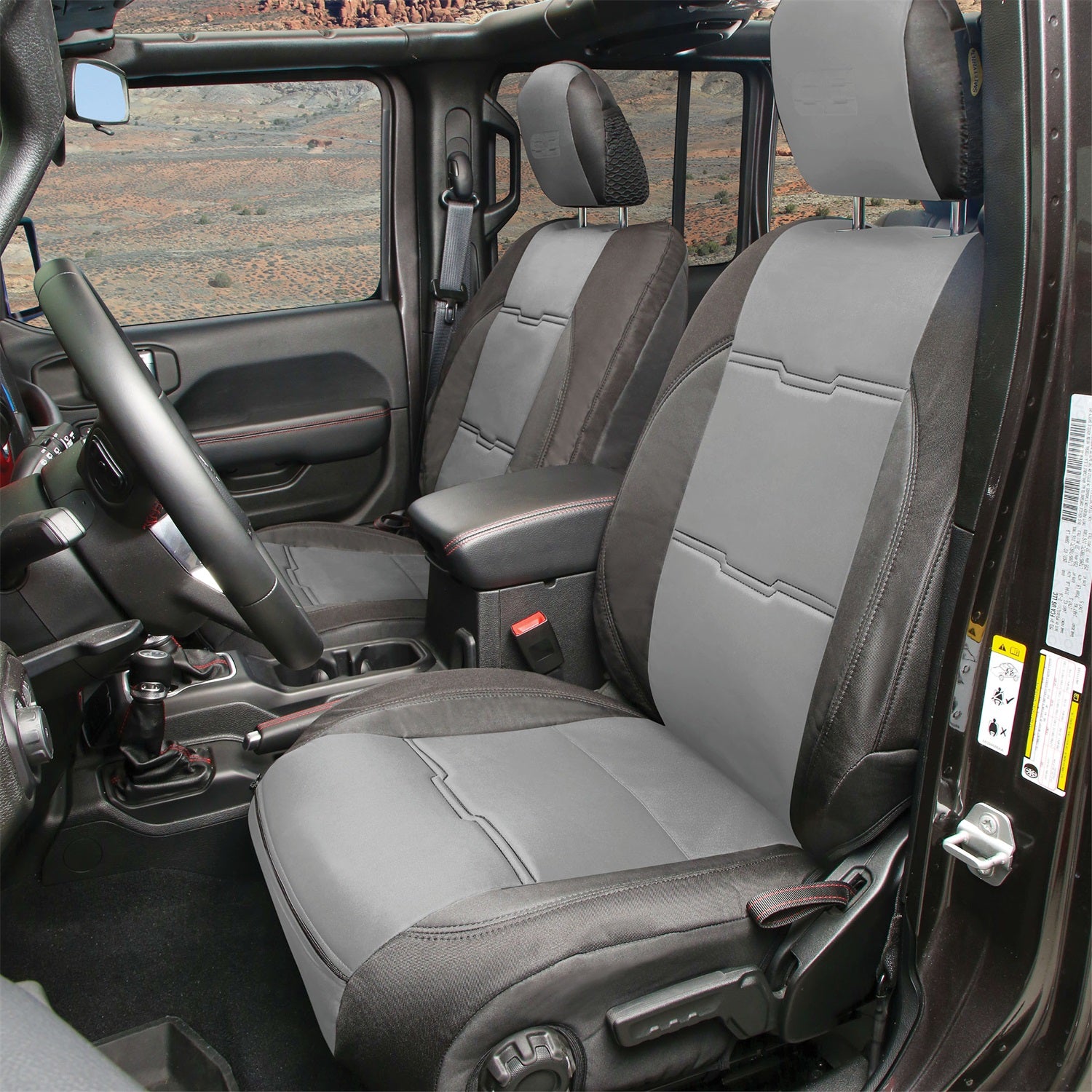 Smittybilt 577122 Neoprene Seat Cover Fits Wrangler Wrangler (JK) Wrangler (JL)
