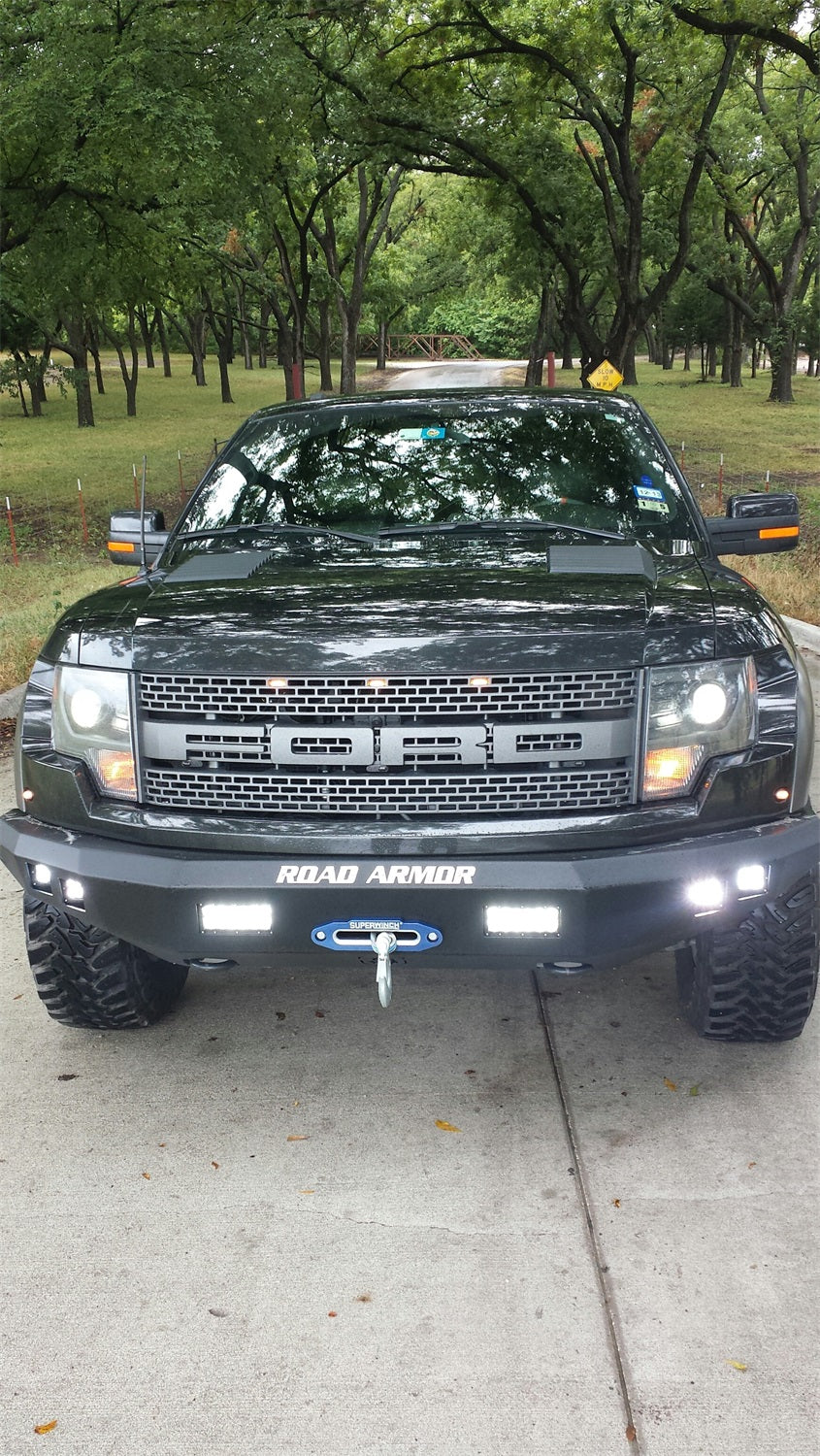 Road Armor 614R0B Stealth Winch Front Bumper Fits 10-14 F-150