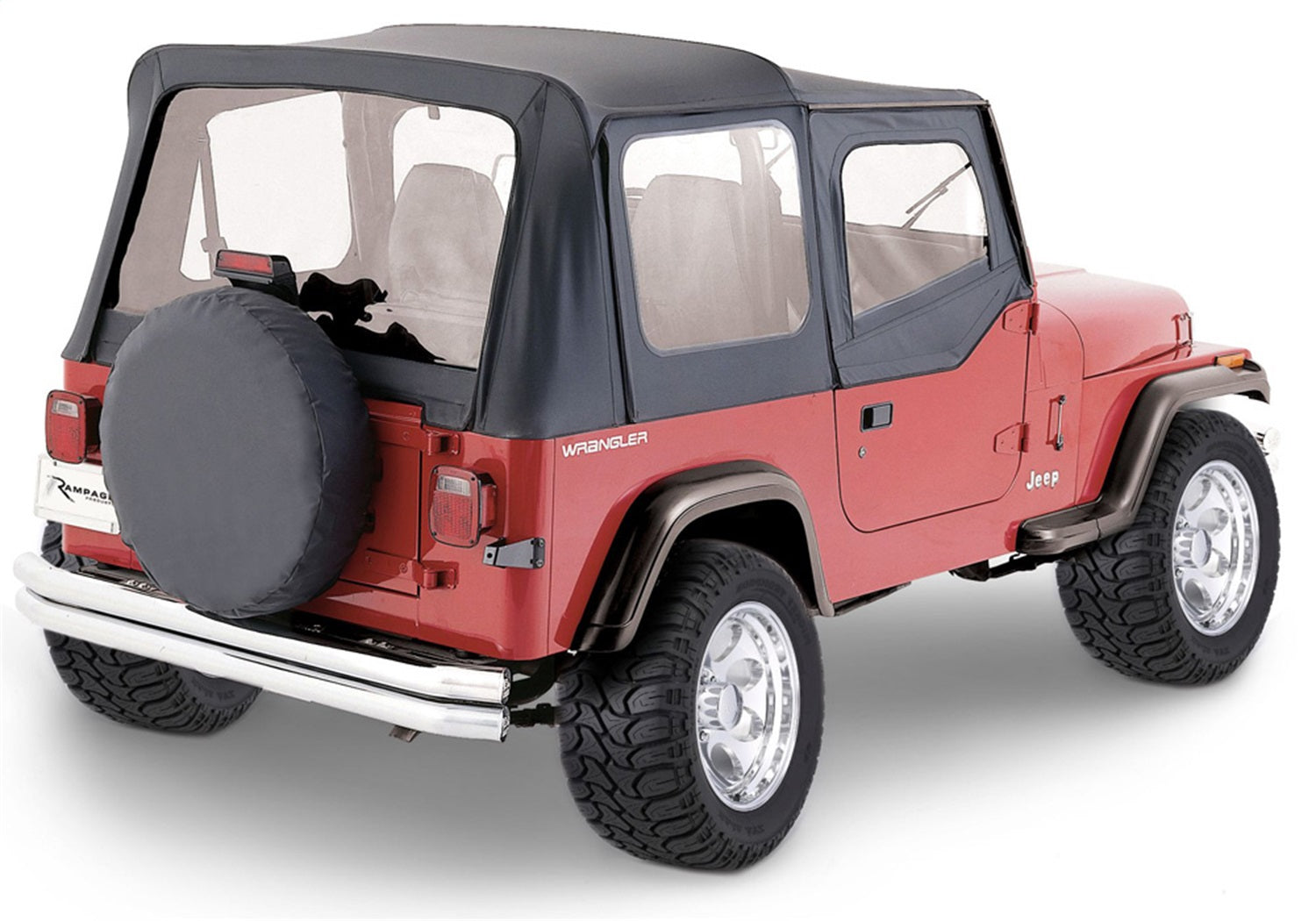 Rampage 68115 Complete Soft Top Kit Fits 76-95 CJ7 Wrangler (YJ)