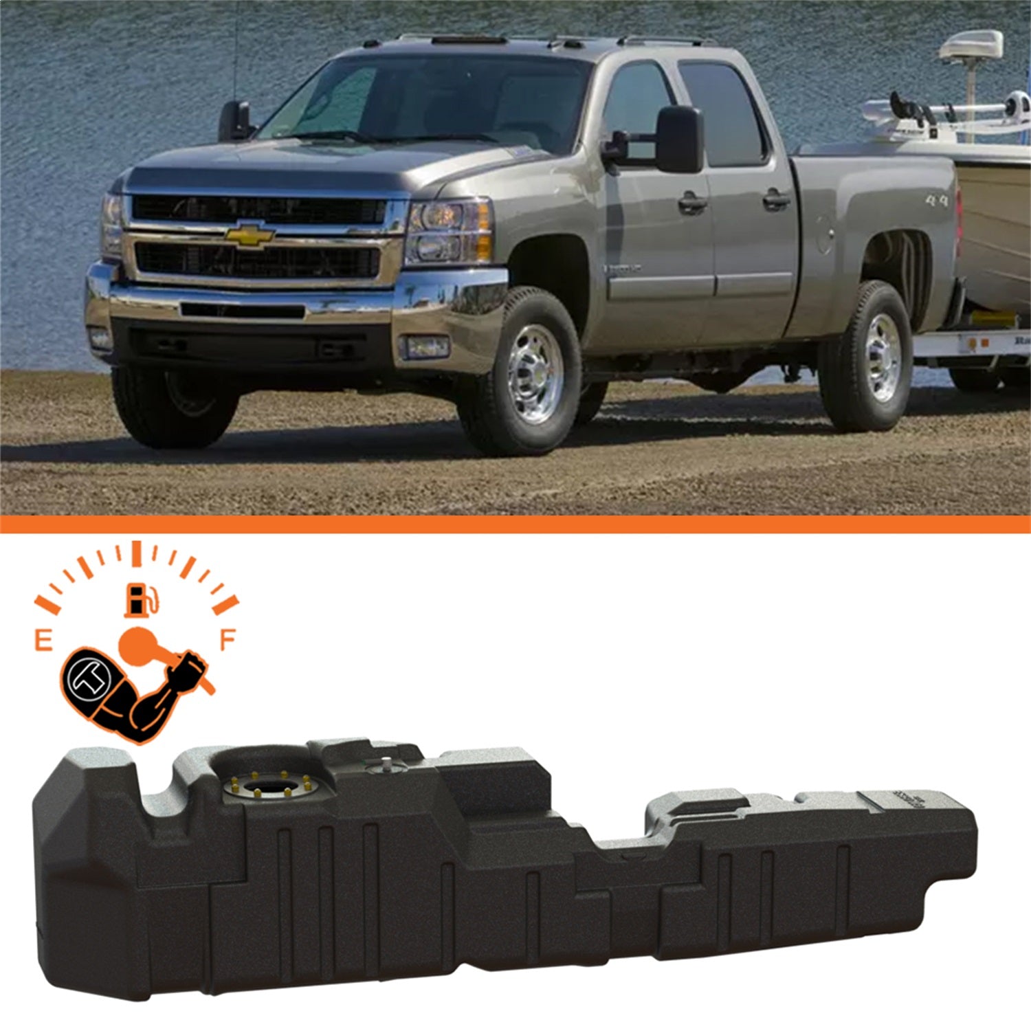 TITAN Fuel Tanks 7010211 Extra Large Midship Tank