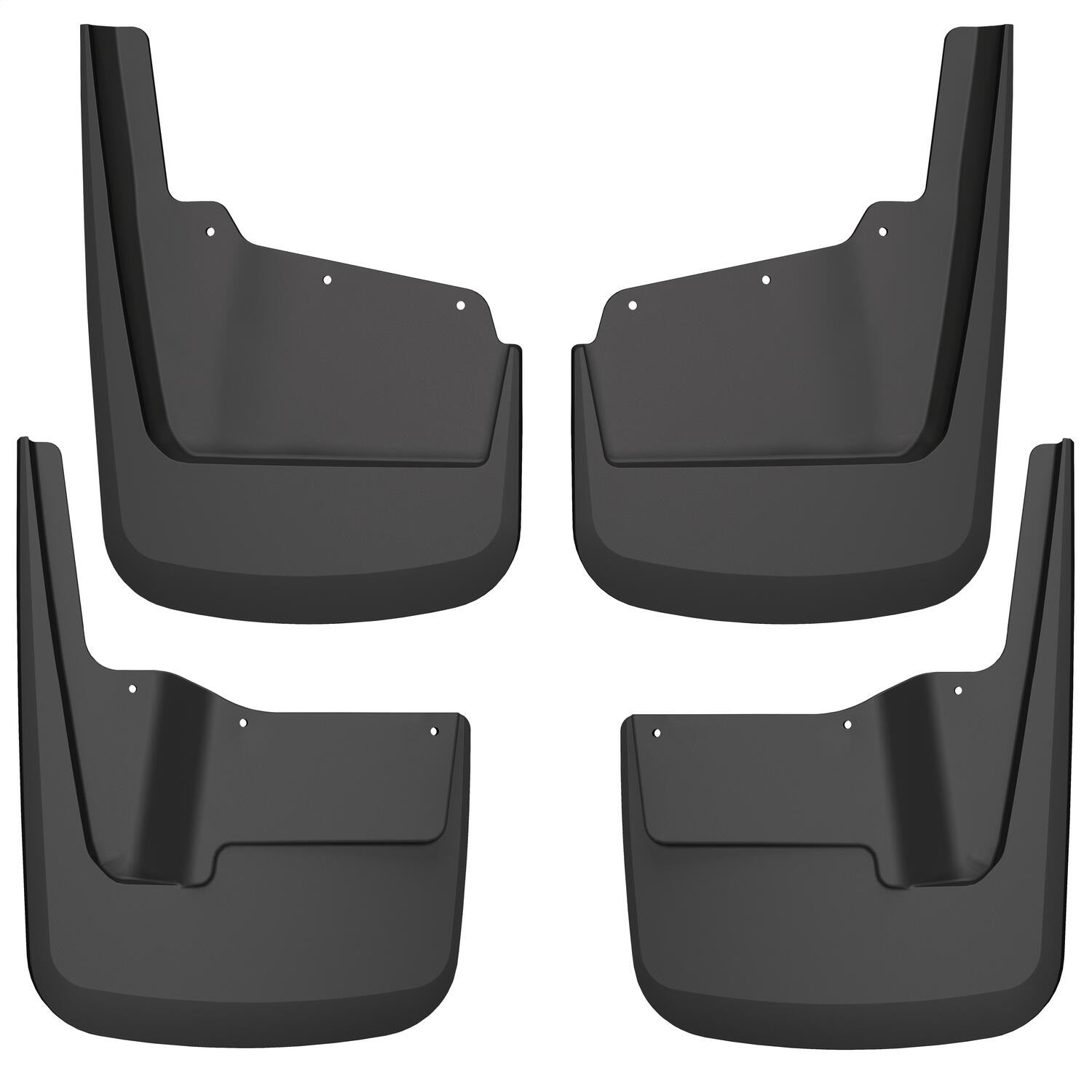 Husky Liners 58296 Custom Molded Mud Guards Fits Sierra 2500 HD Sierra 3500 HD