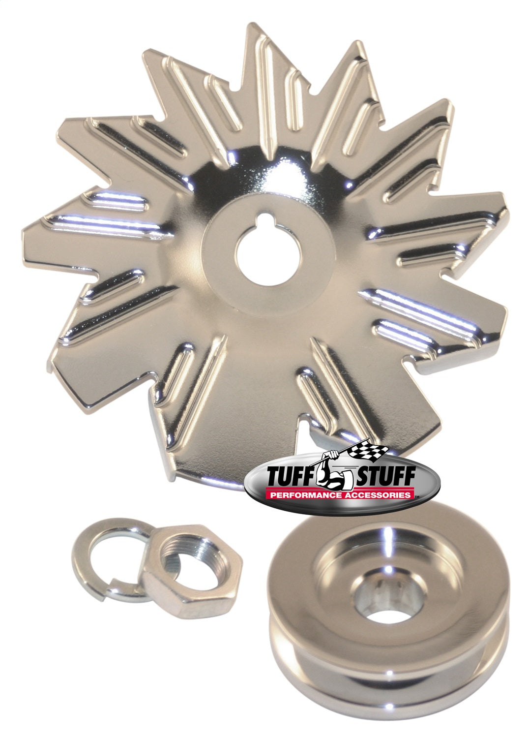 Tuff Stuff Performance 7600A Alternator Fan And Pulley Combo