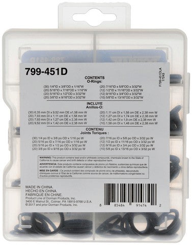 Dorman O-Ring Assortment  799-451D