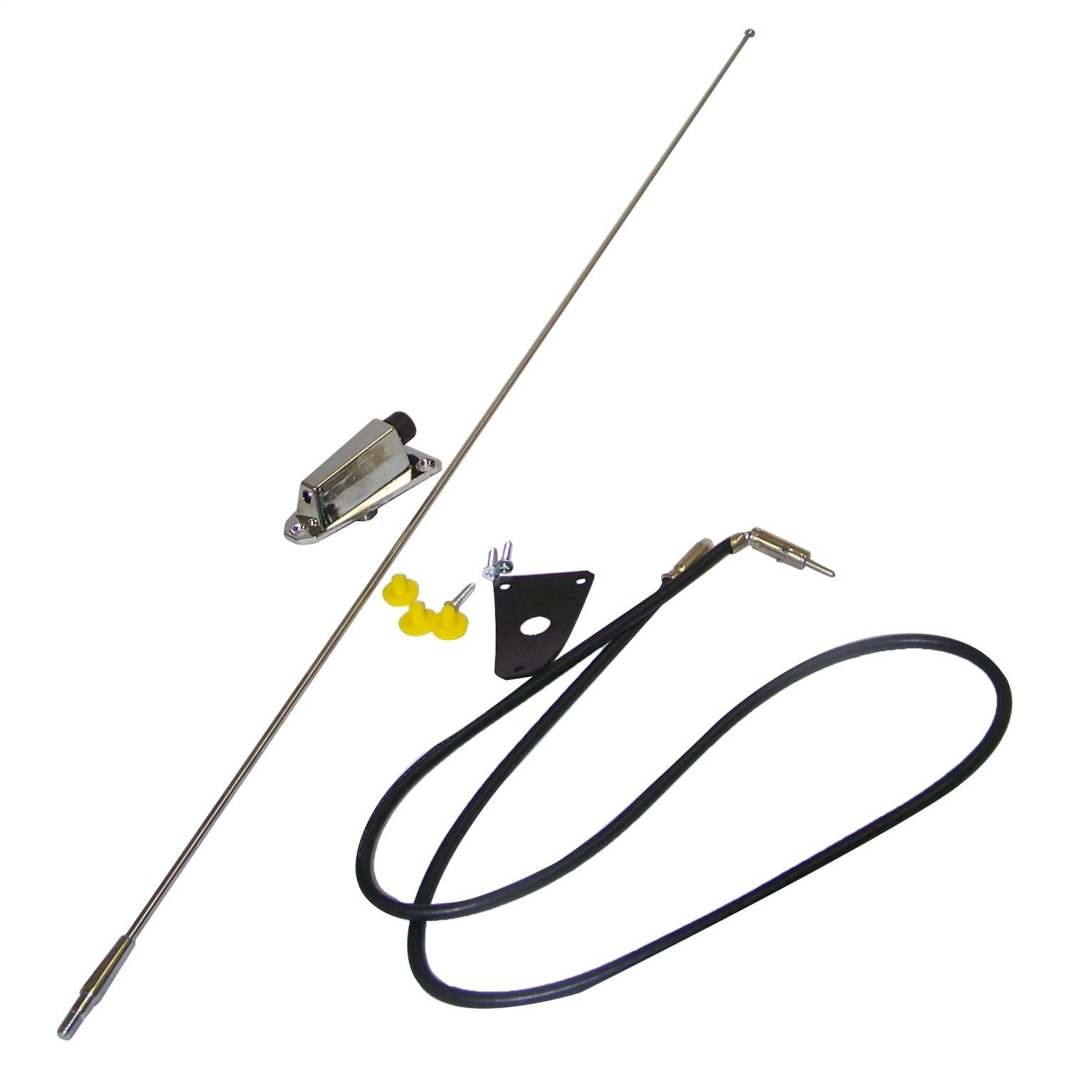 Crown Automotive 8127842K Antenna Kit Fits CJ5 CJ6 CJ7 Scrambler Wrangler (YJ)