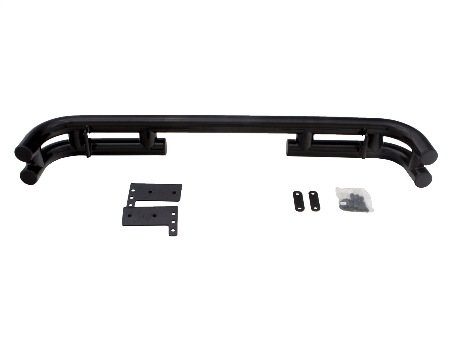 Rampage 8448 Rear Double Tube Bumper Fits CJ5 CJ7 Wrangler (TJ) Wrangler (YJ)