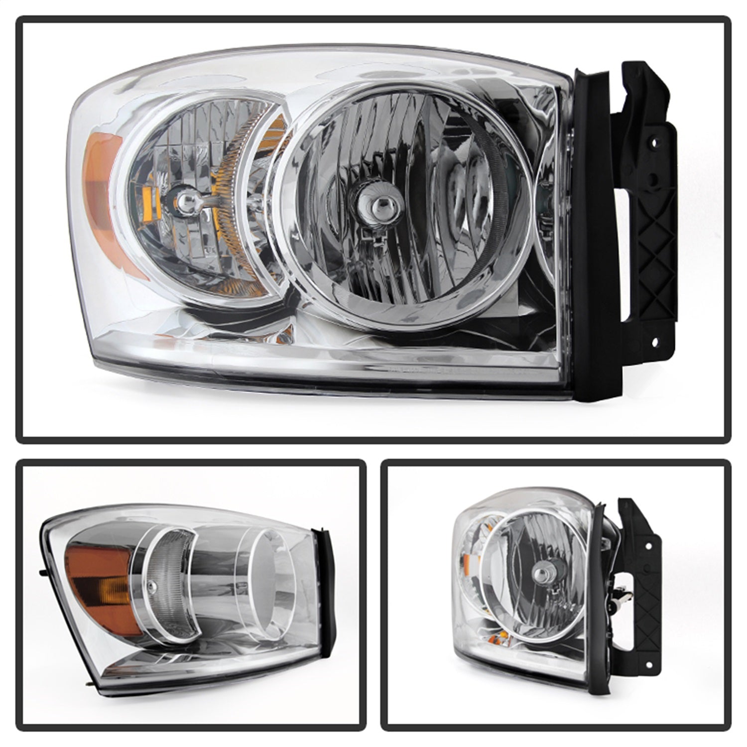 Spyder Auto 9022913 XTune Crystal Headlights Fits Ram 1500 Ram 2500 Ram 3500