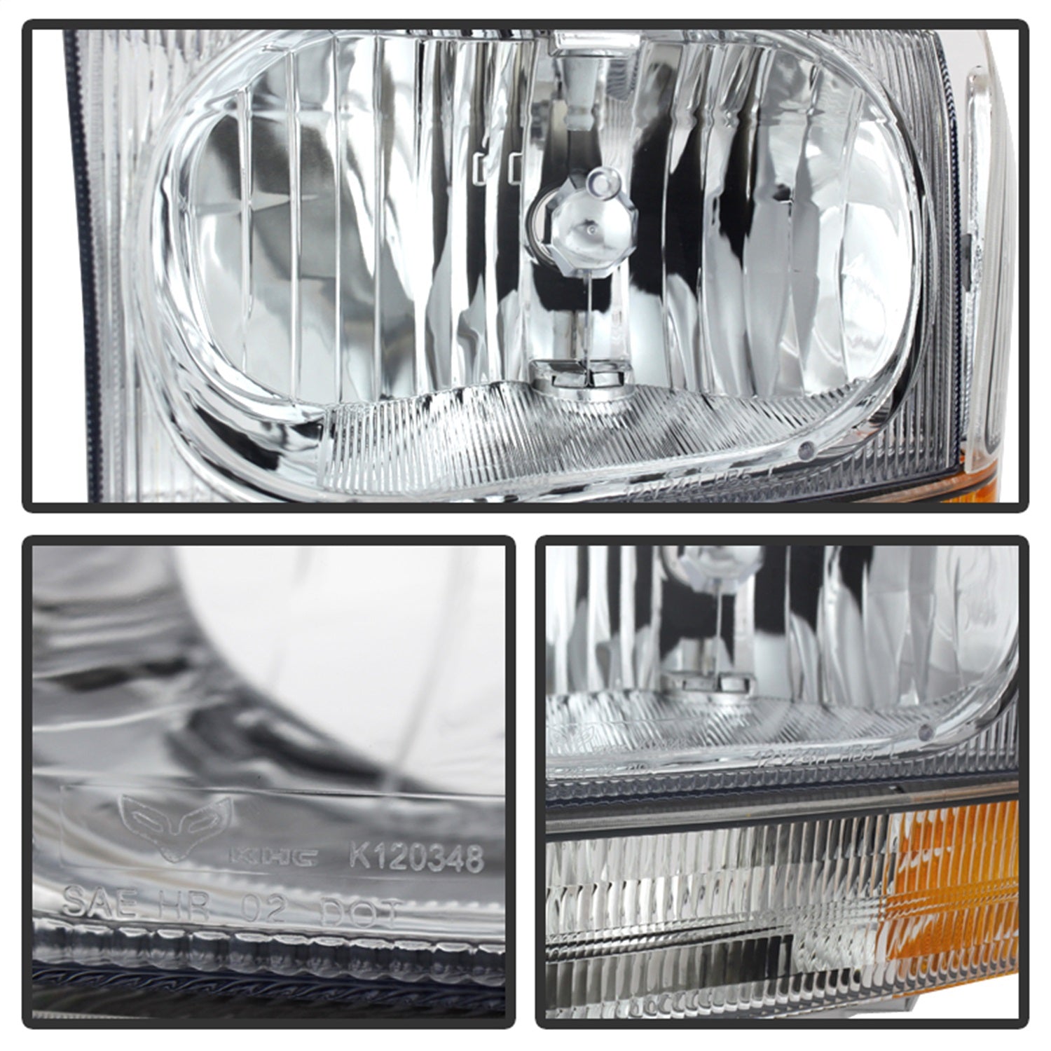 Spyder Auto 9025419 XTune Crystal Headlights/Bumper Lights