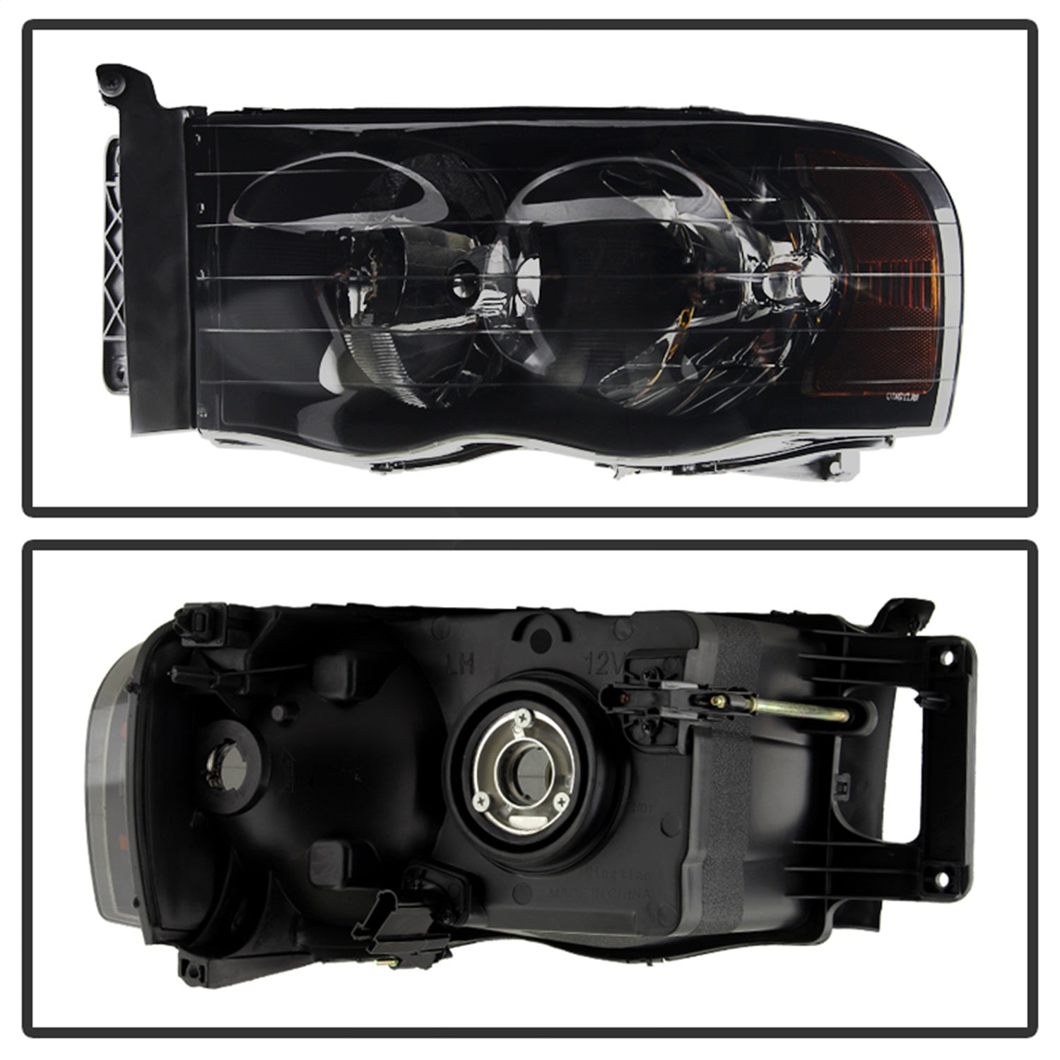 Spyder Auto 9030352 XTune Crystal Headlights Fits Ram 1500 Ram 2500 Ram 3500