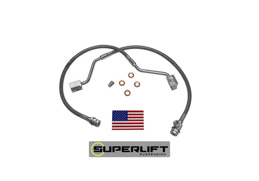 Superlift 91310 Bulletproof Brake Hose Kit Fits 90-96 Bronco F-150