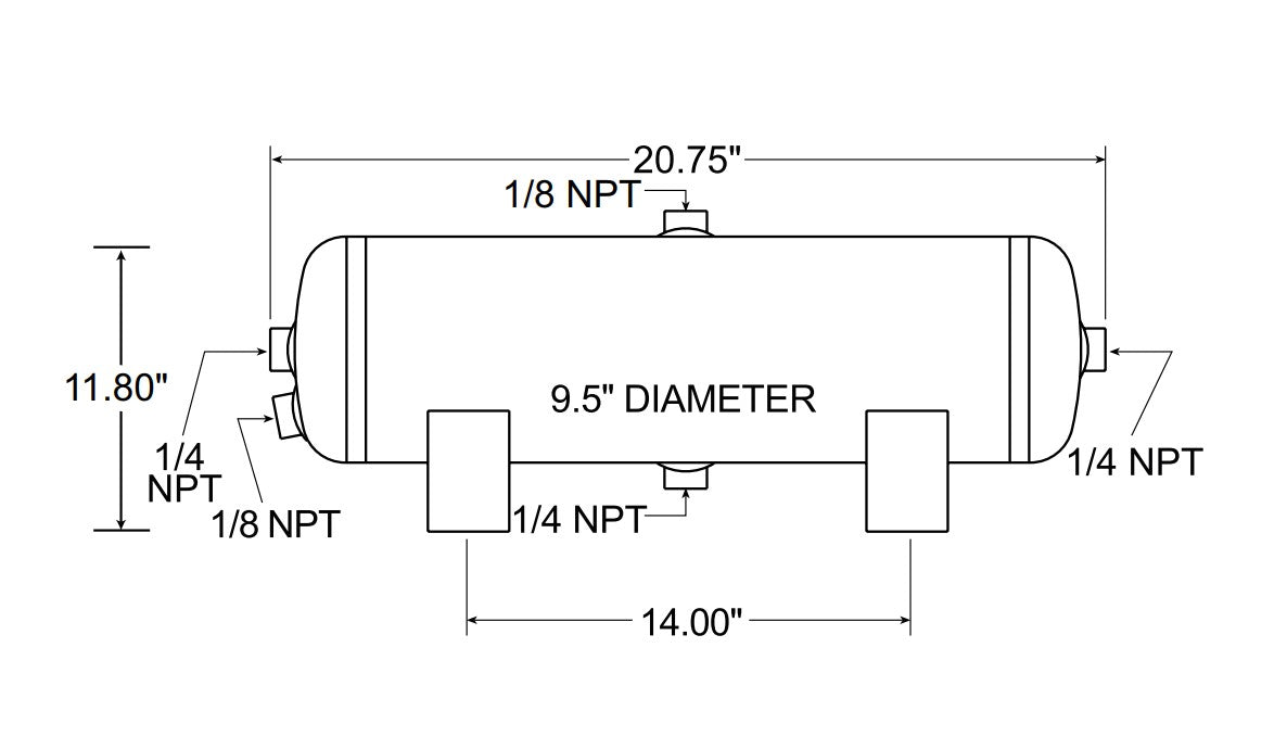 Firestone Ride-Rite 9246 Air Tank
