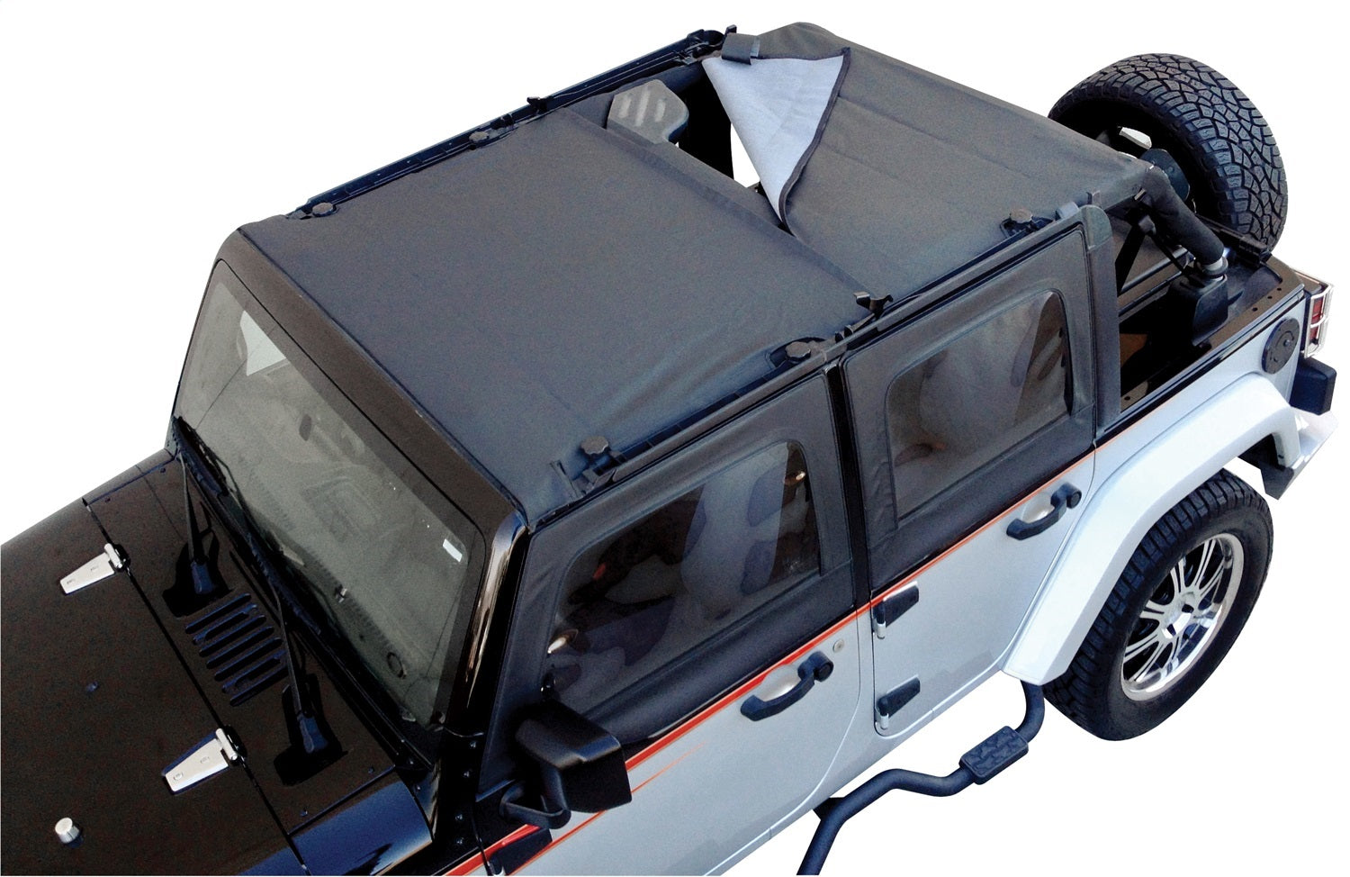 Rampage 94835 Combo Brief/Topper Fits 07-18 Wrangler (JK)