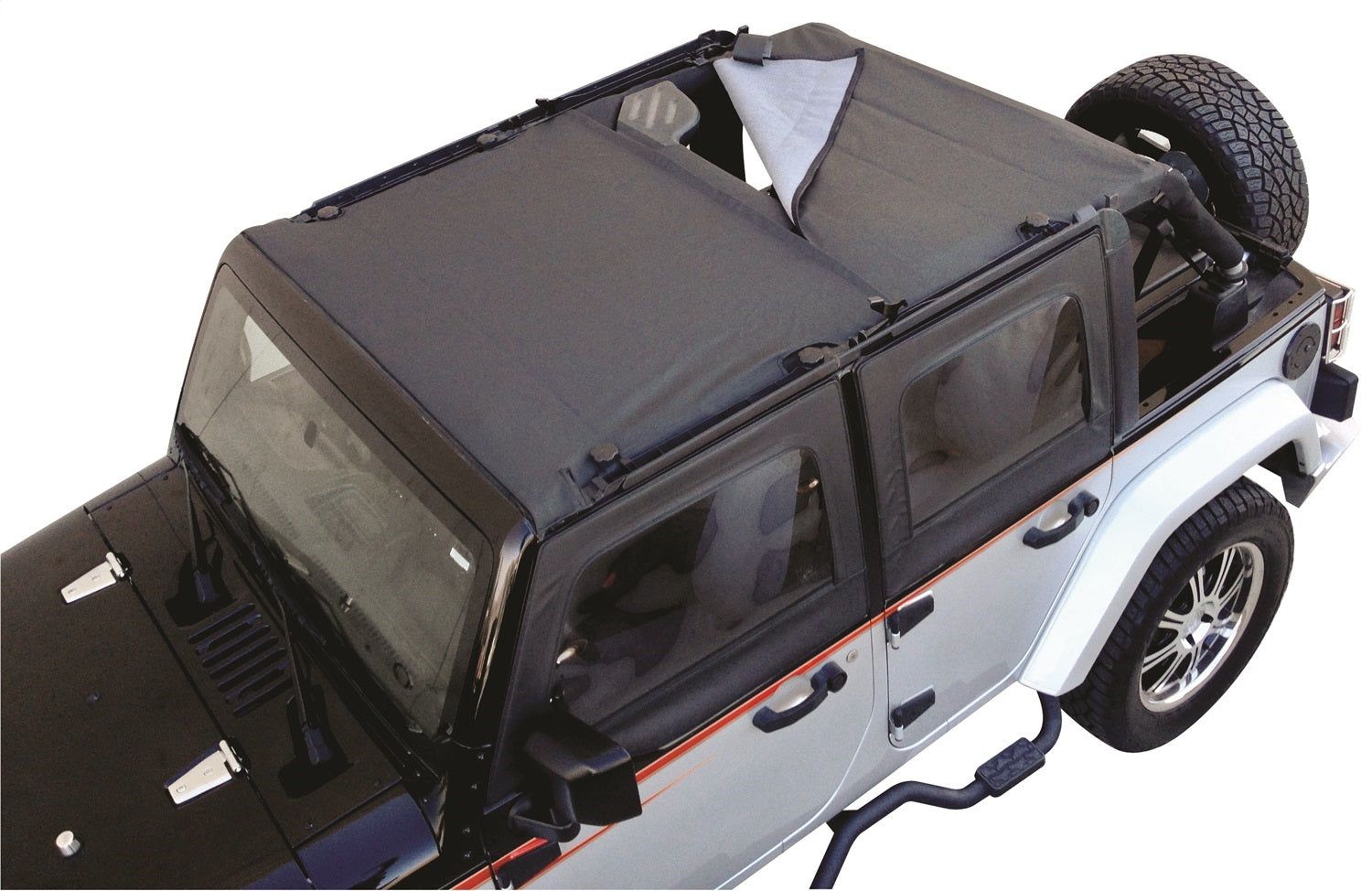 Rampage 94935 Combo Brief/Topper Fits 07-18 Wrangler (JK)