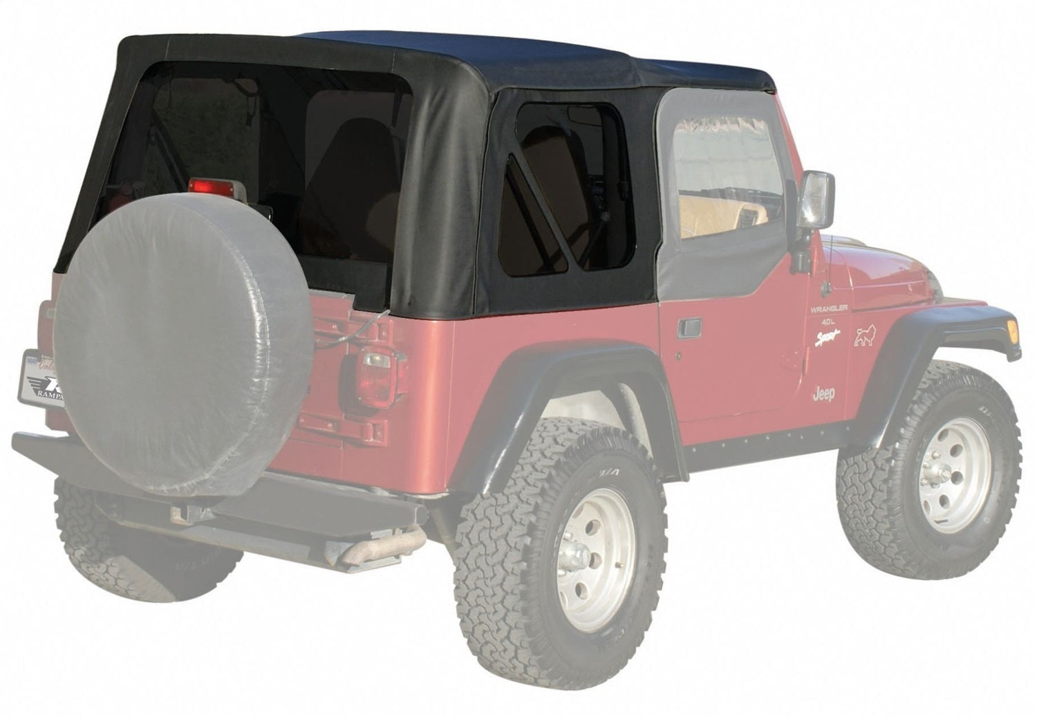 Rampage 99315 Factory Replacement Soft Top Fits 97-06 Wrangler (TJ)