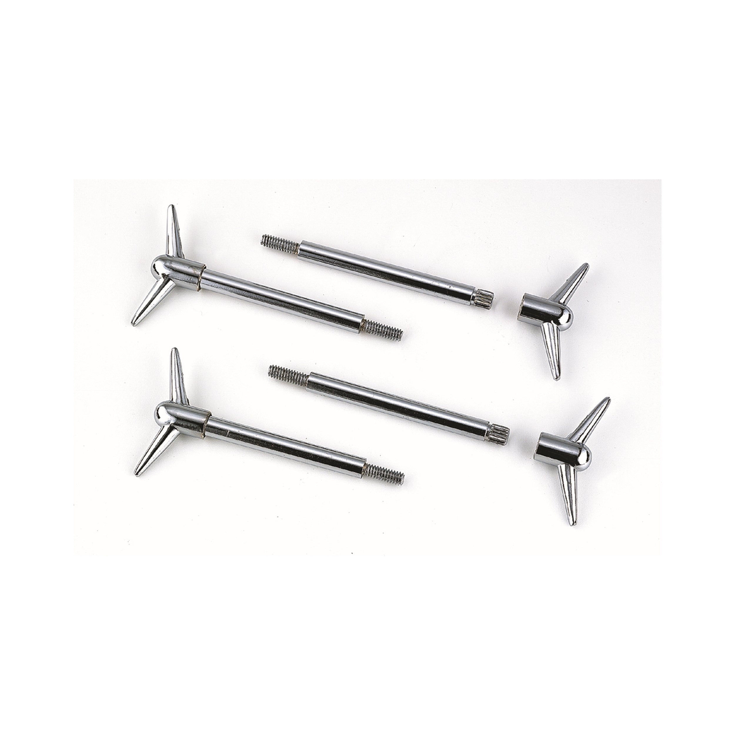 Mr Gasket 9824 Chrome Valve Cover Wing Bolts