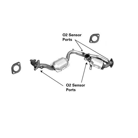 AP Exhaust Catalytic Converter,Catalytic Converter-Direct Fit  642540