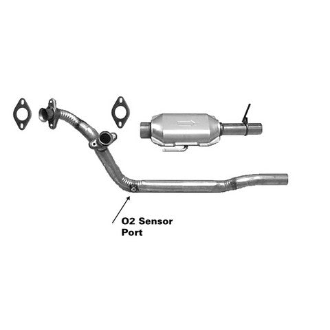 AP Exhaust Catalytic Converter,Catalytic Converter-Direct Fit  645928